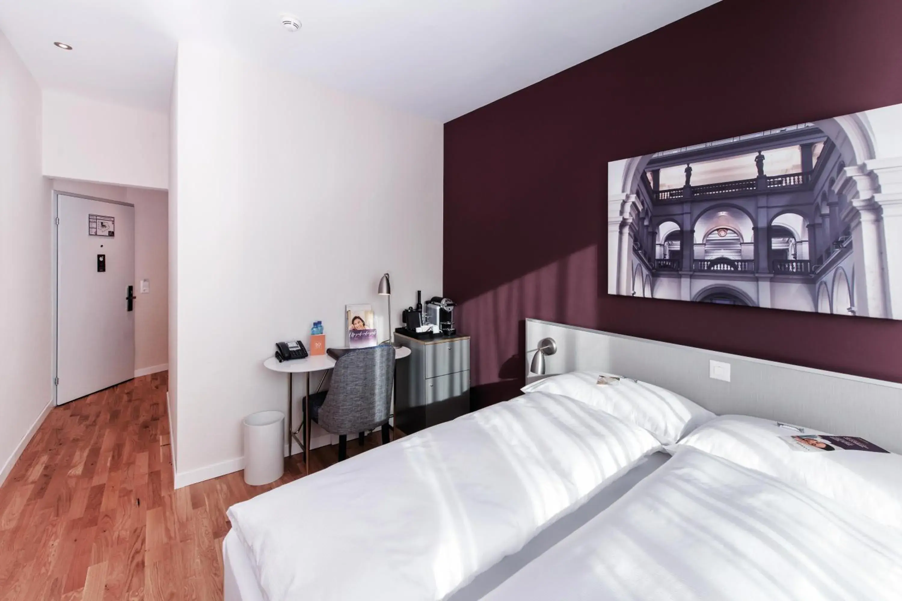 Bed in Sorell Hotel Rex Zürich Bed in Sorell Hotel Rex Zürich