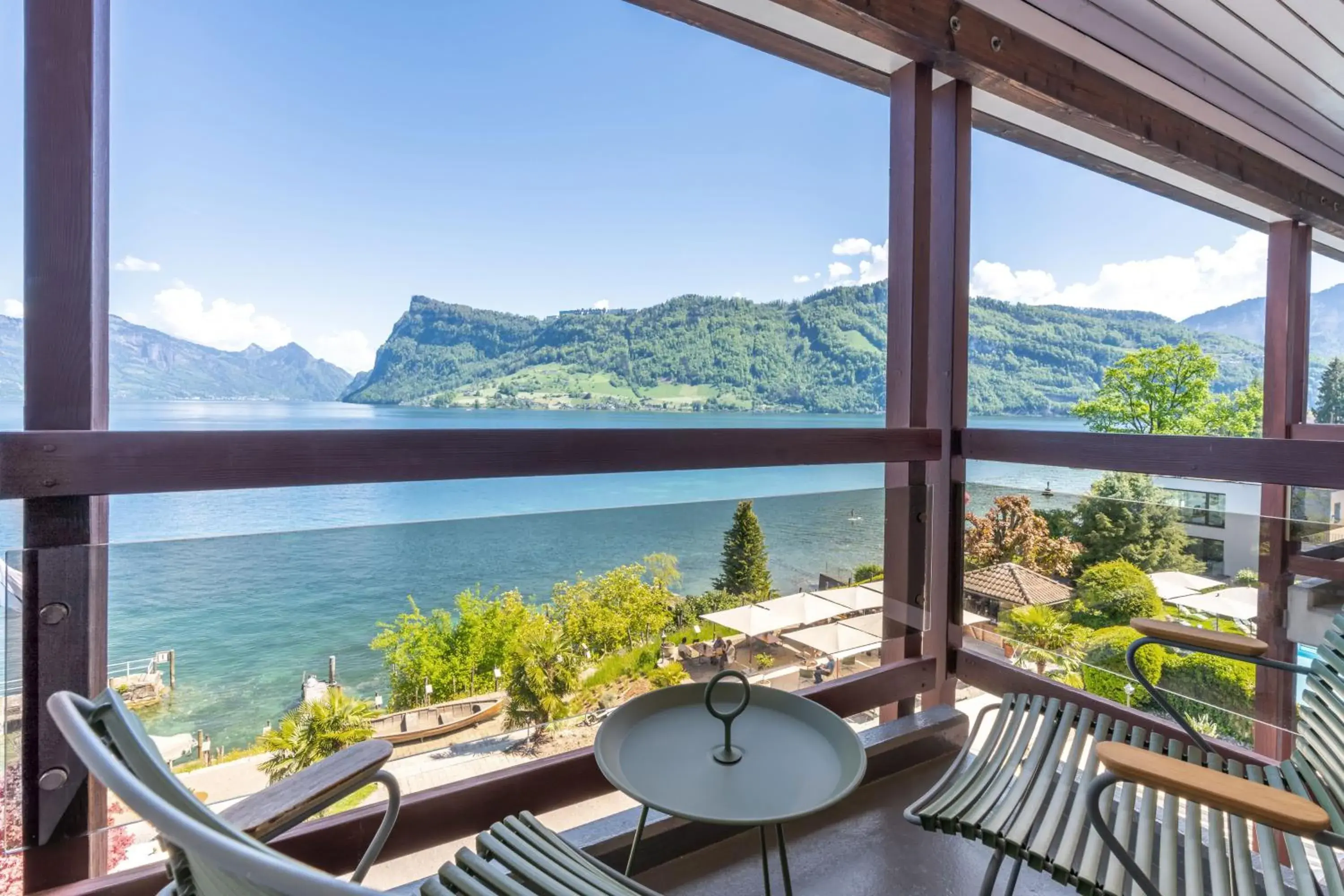 View (from property/room) in Seehotel Kastanienbaum View (from property/room) in Seehotel Kastanienbaum