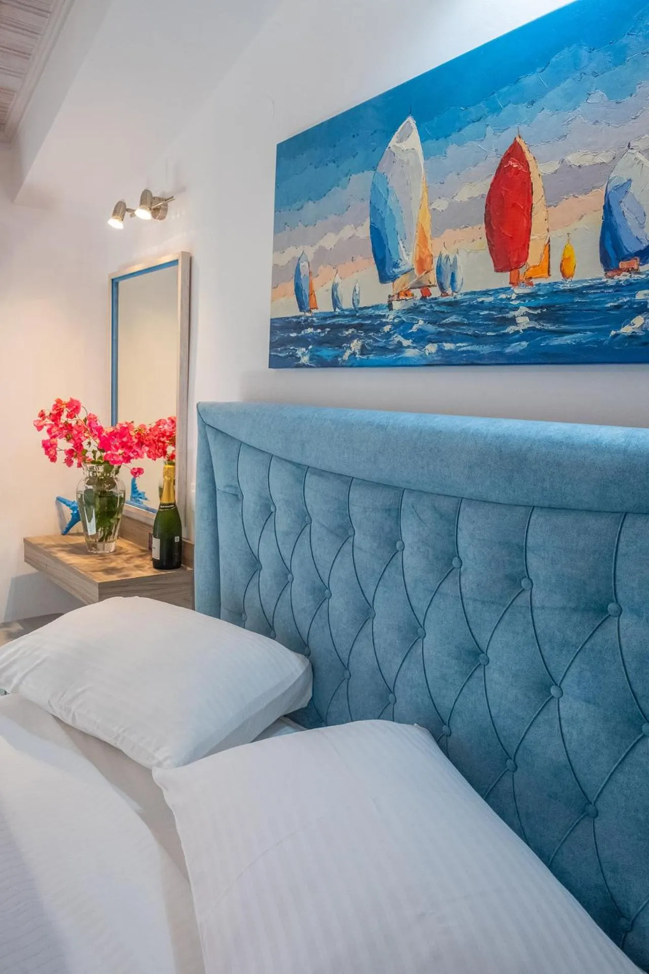 Bed in Serenity Luxe Suites