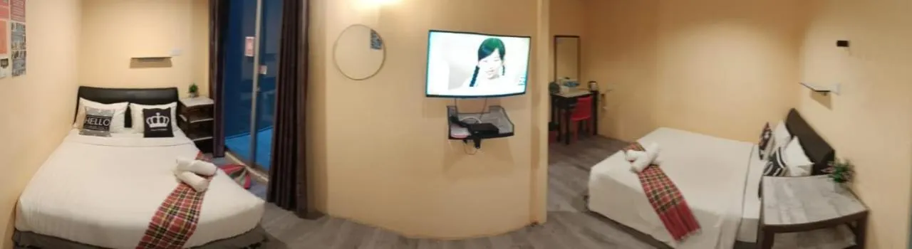 Bed in Loft Pals Urbanstay Lodge, Kapit