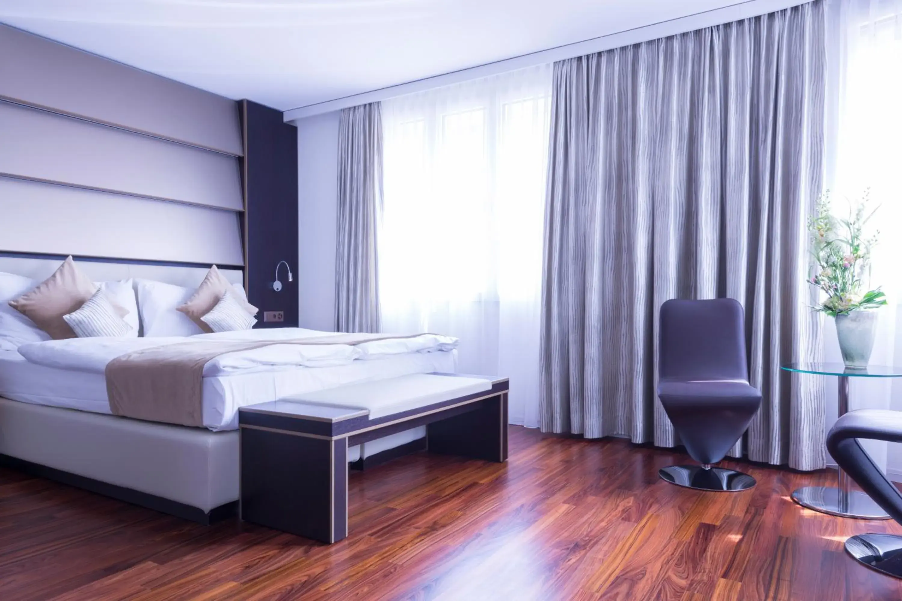 Bed in Hotel Krone Unterstrass Bed in Hotel Krone Unterstrass