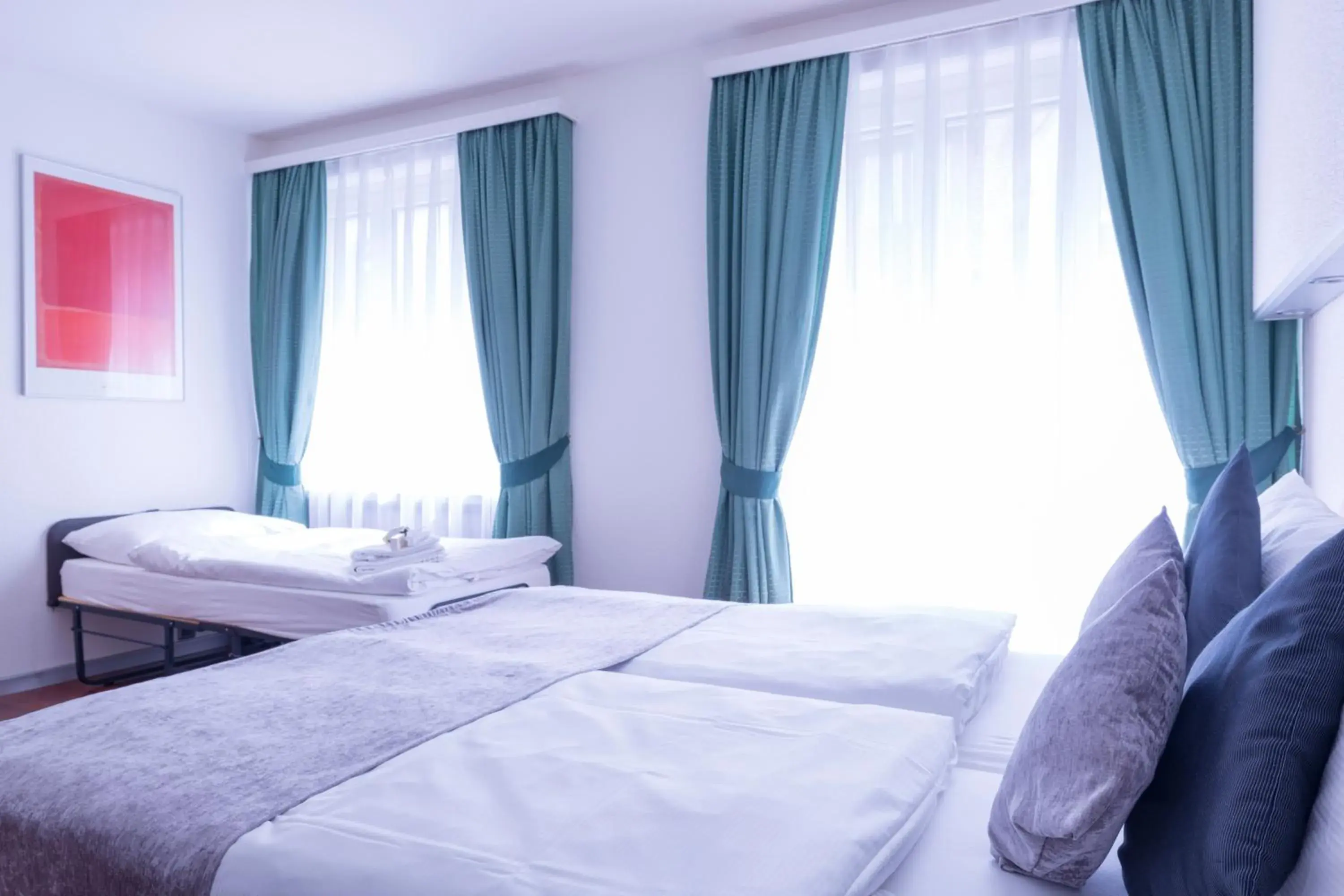 Bed in Hotel Krone Unterstrass Bed in Hotel Krone Unterstrass