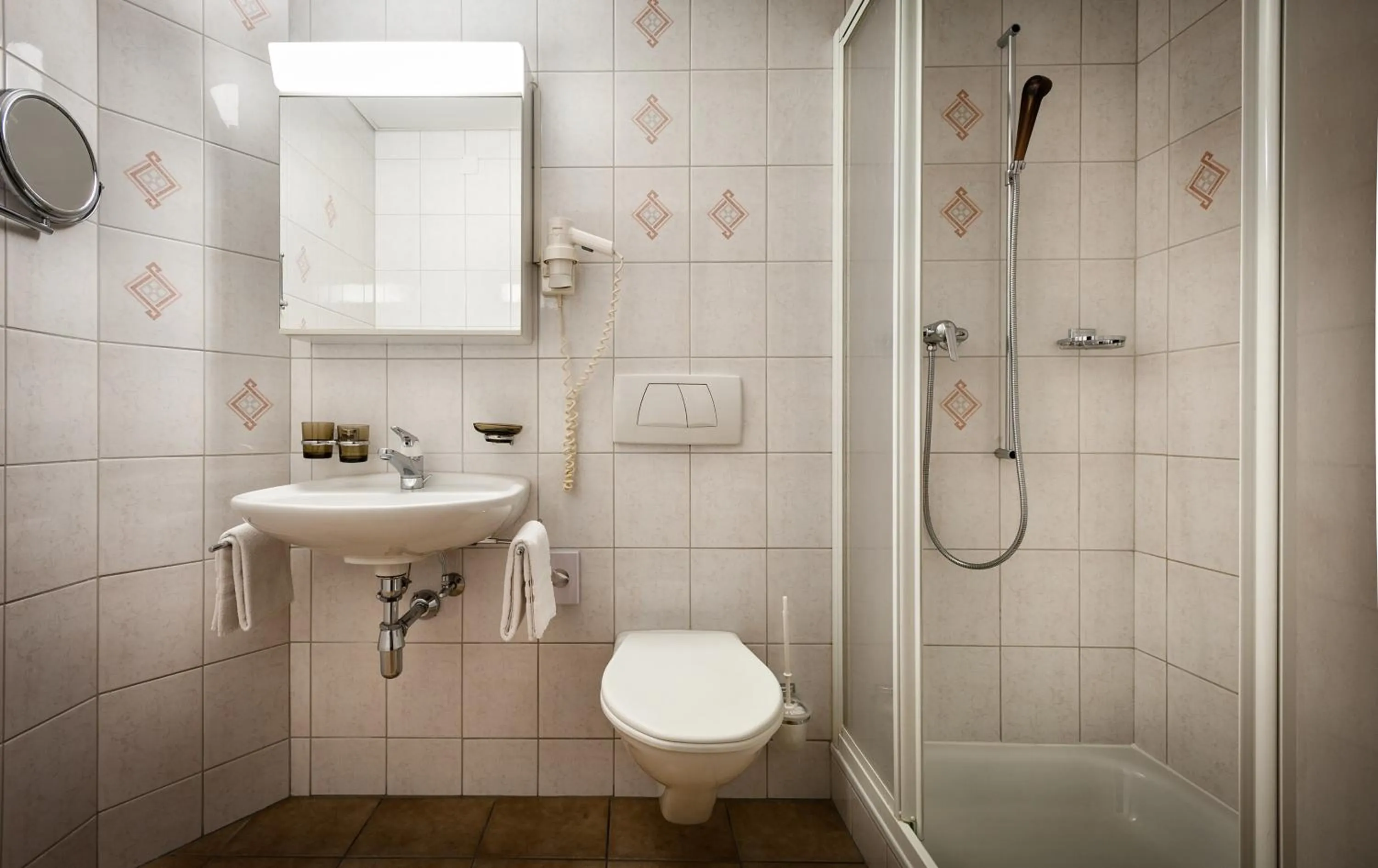 Shower in Hotel dell'Angelo