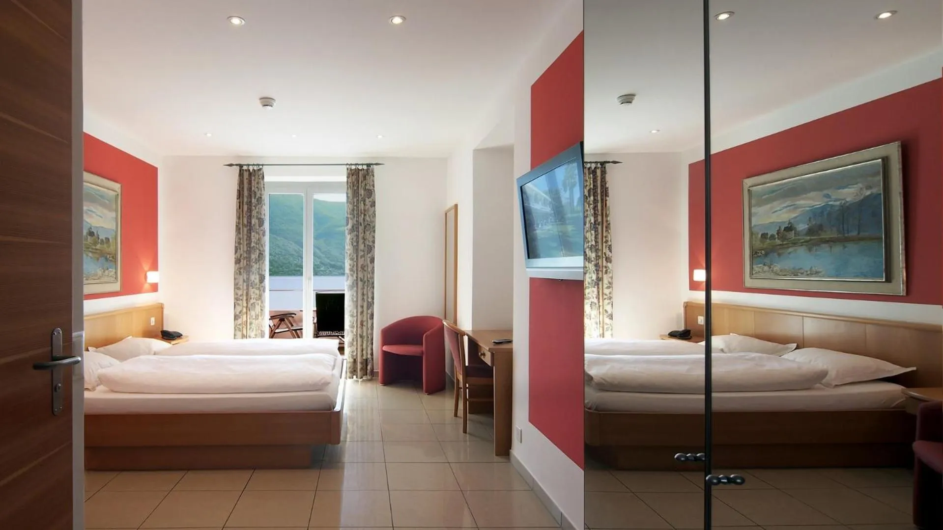 Bed in Hotel Collinetta