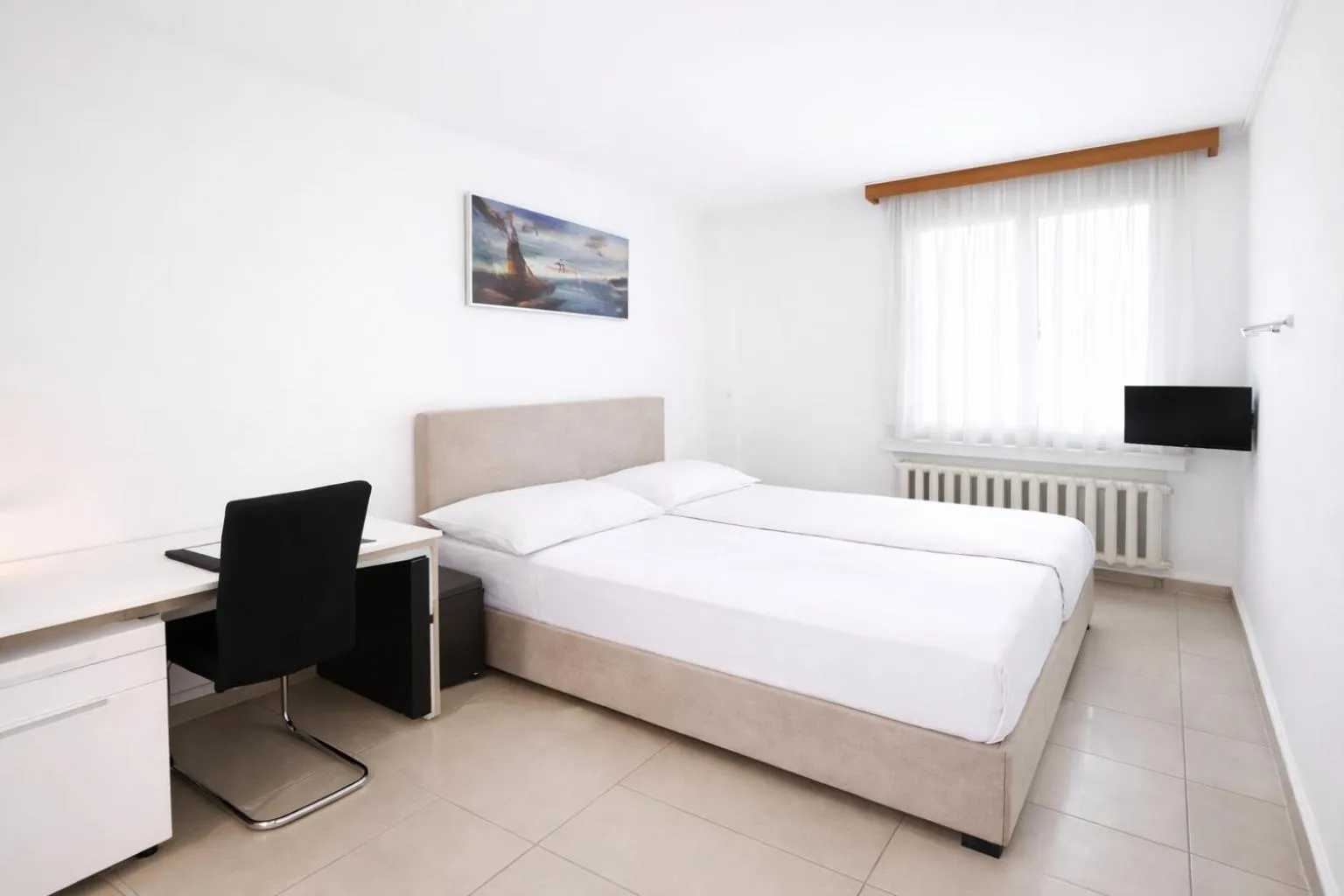 Bed in Hotel San Carlo