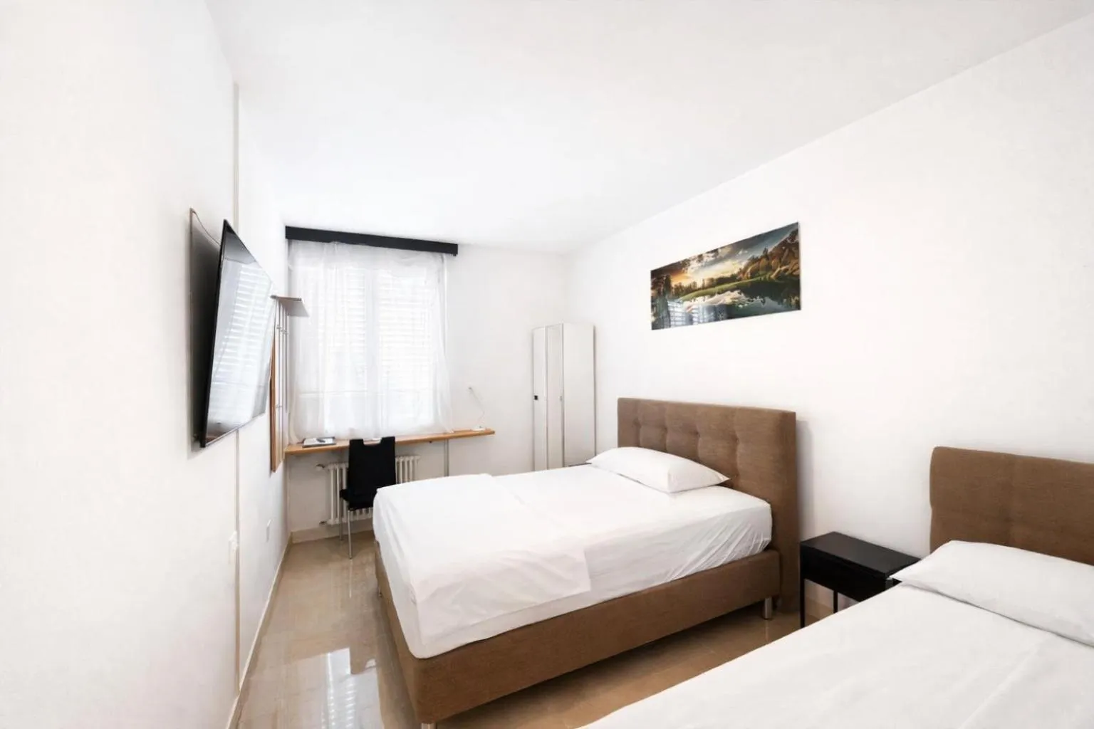 Bedroom, Bed in Hotel San Carlo