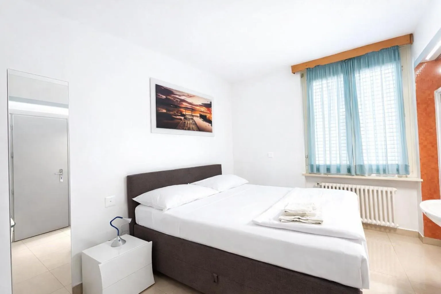 Bed in Hotel San Carlo