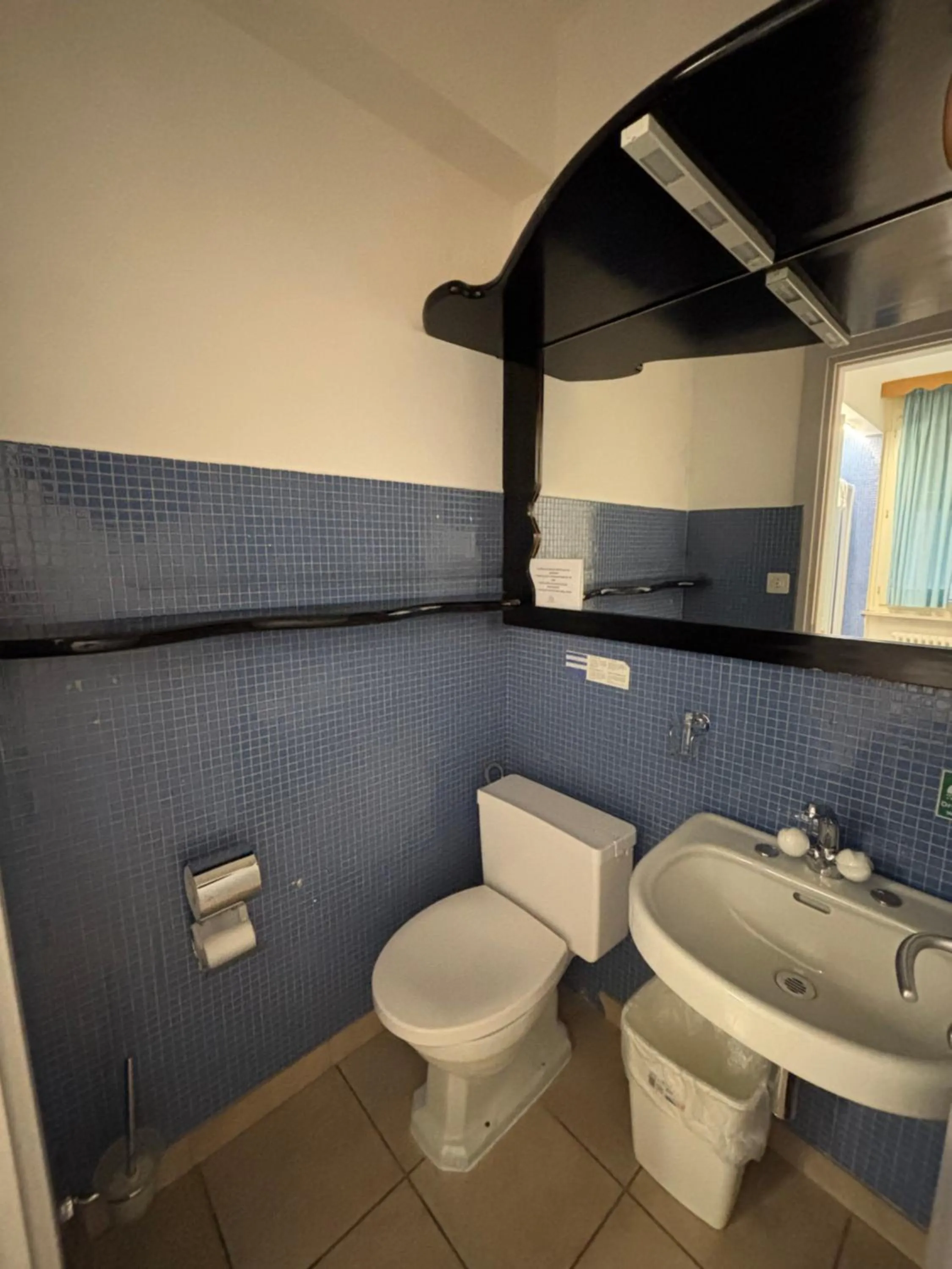 Toilet in Hotel San Carlo