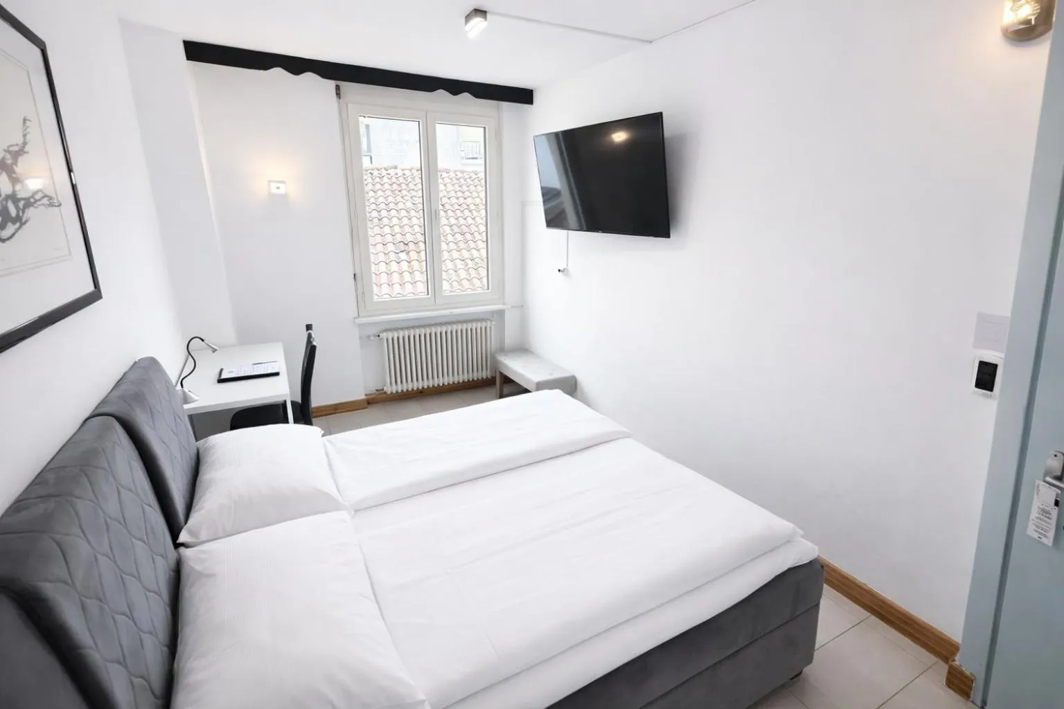 Bedroom, Bed in Hotel San Carlo