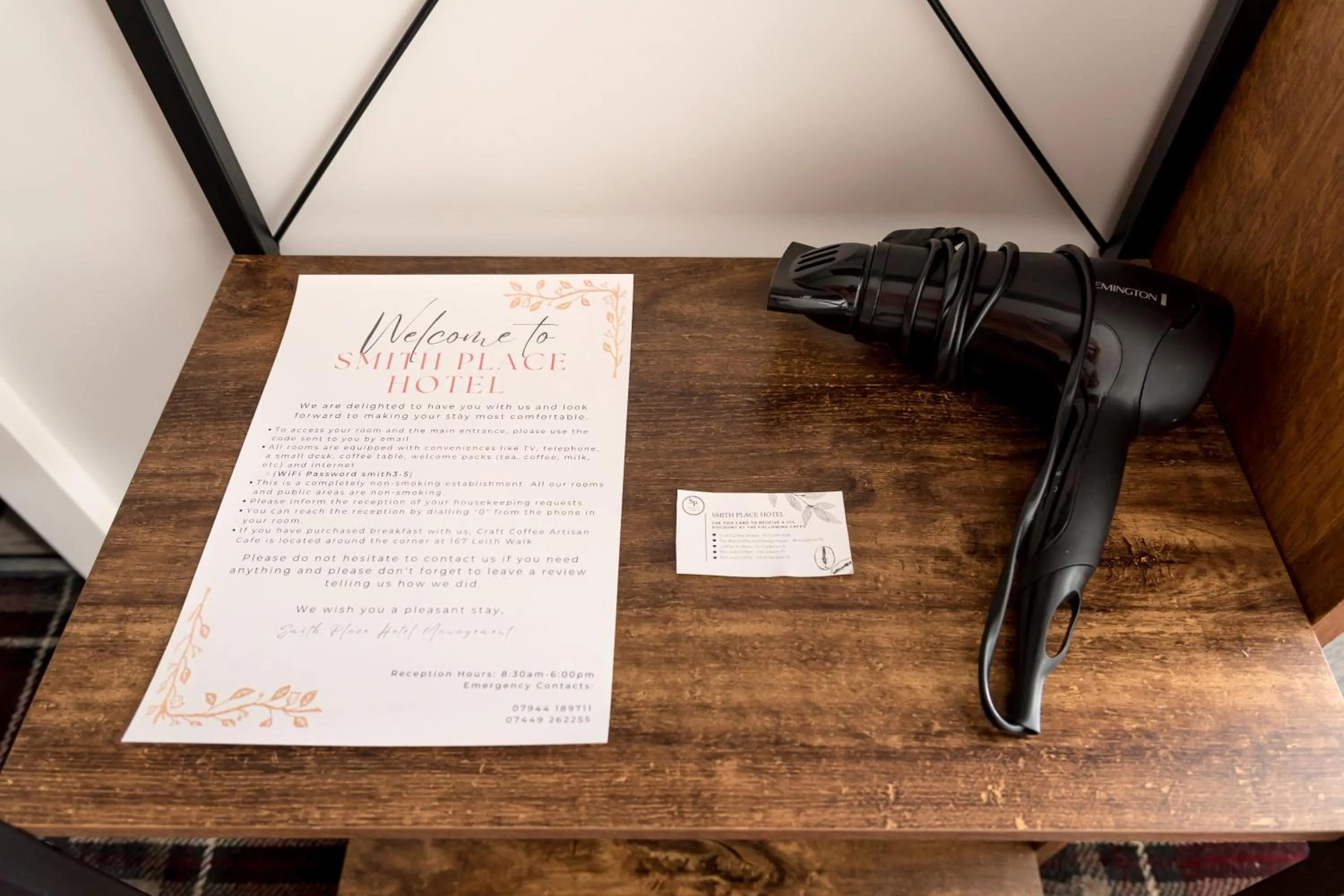 Decorative detail in SMITH PLACE HOTEL