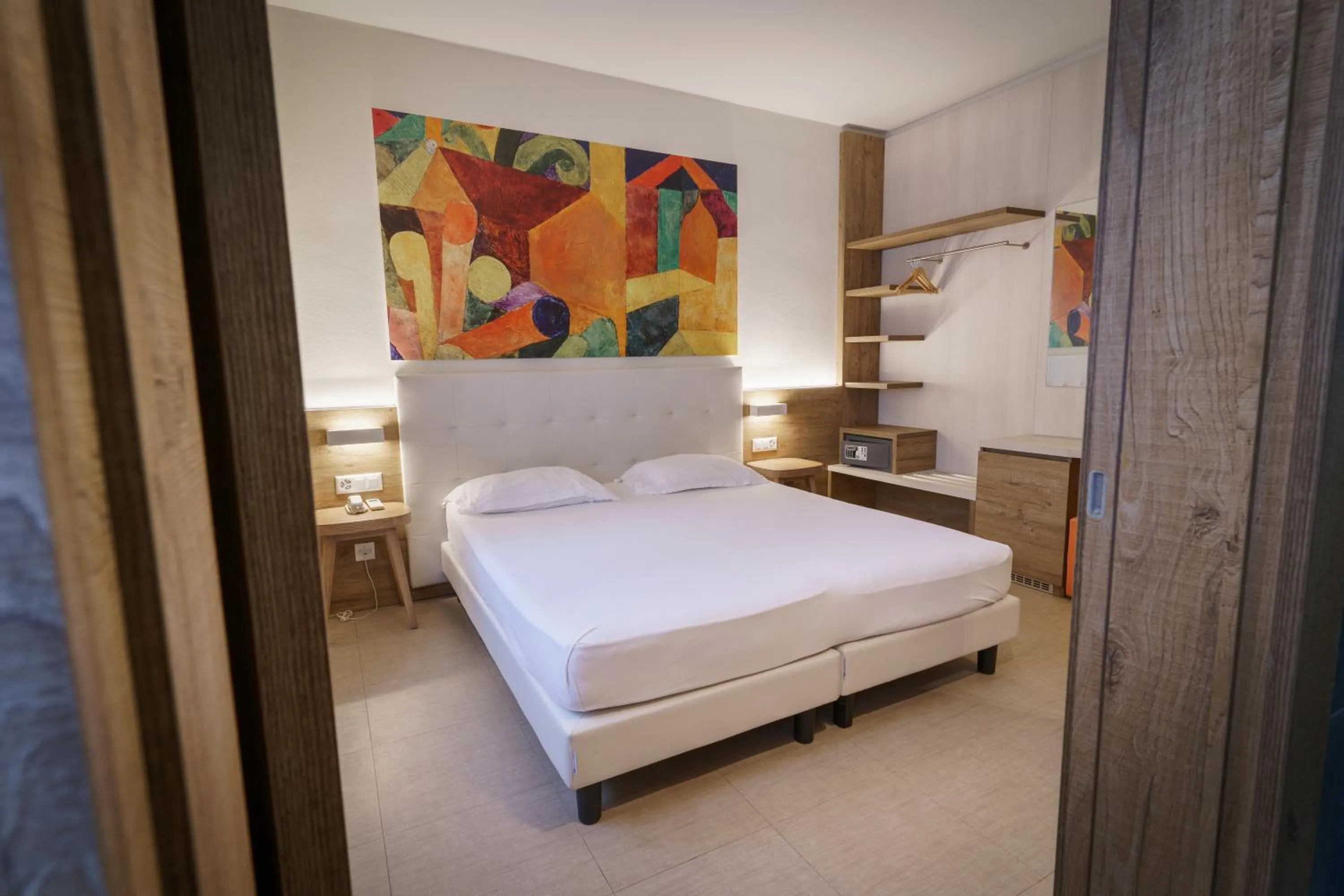 Bed in Hotel Morgana