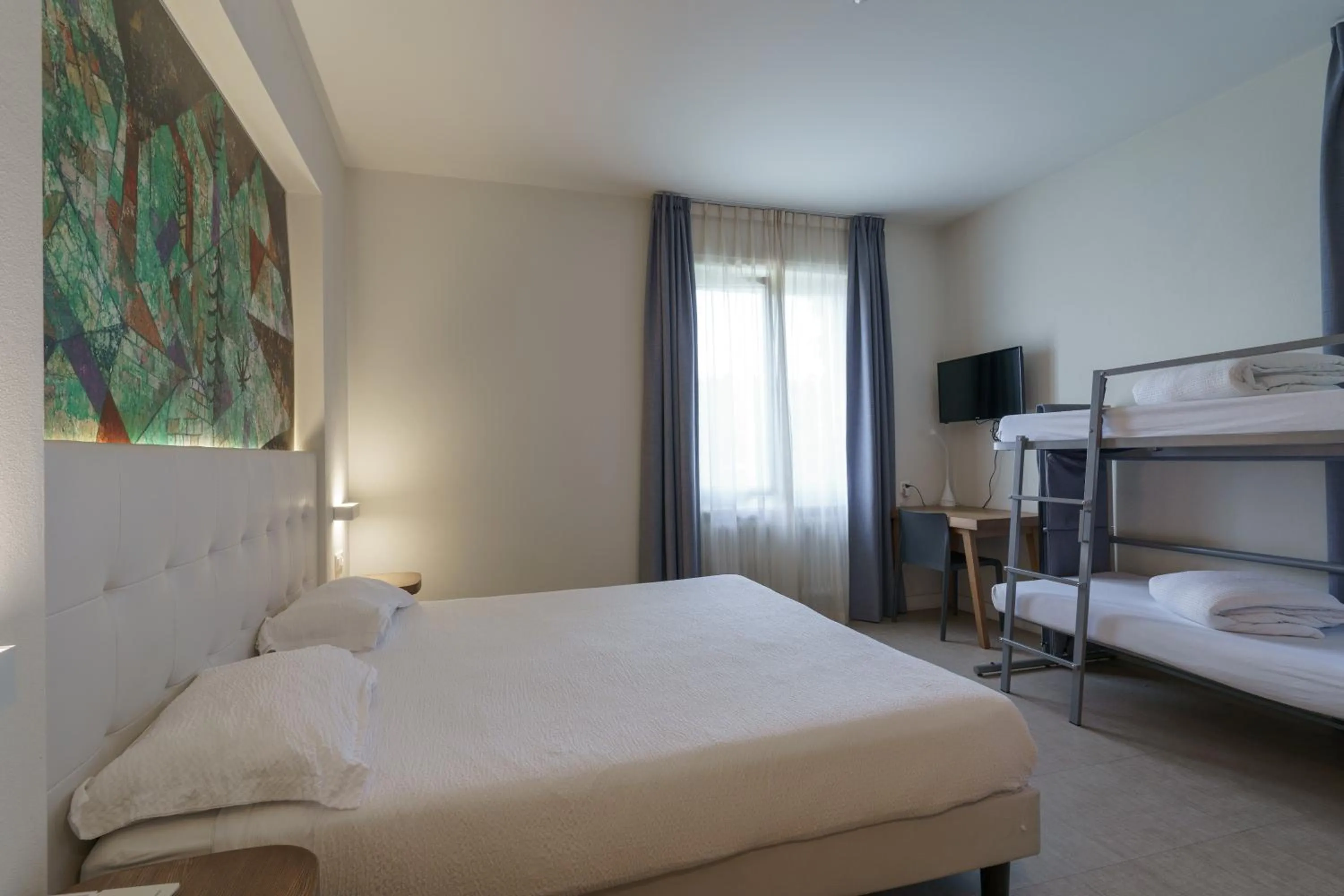 Bed in Hotel Morgana