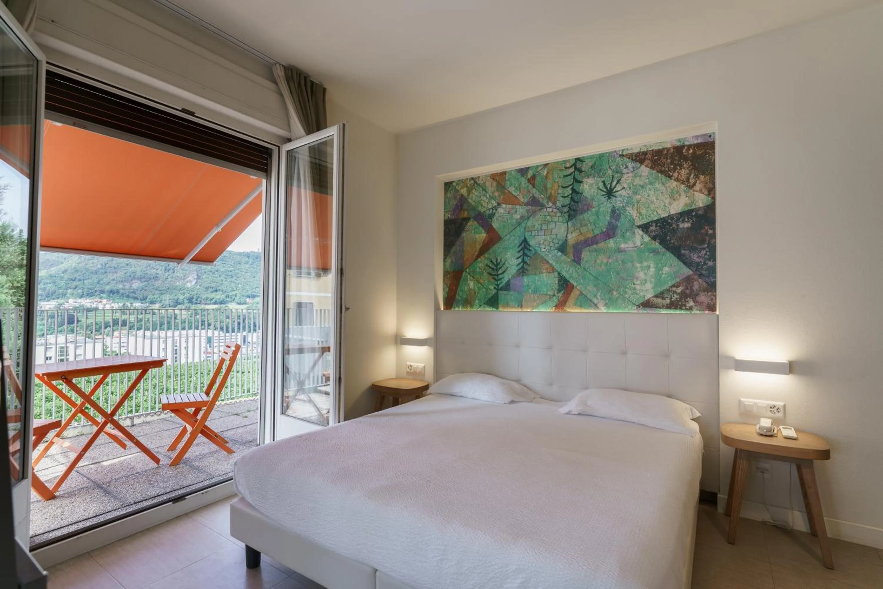 Bed in Hotel Morgana