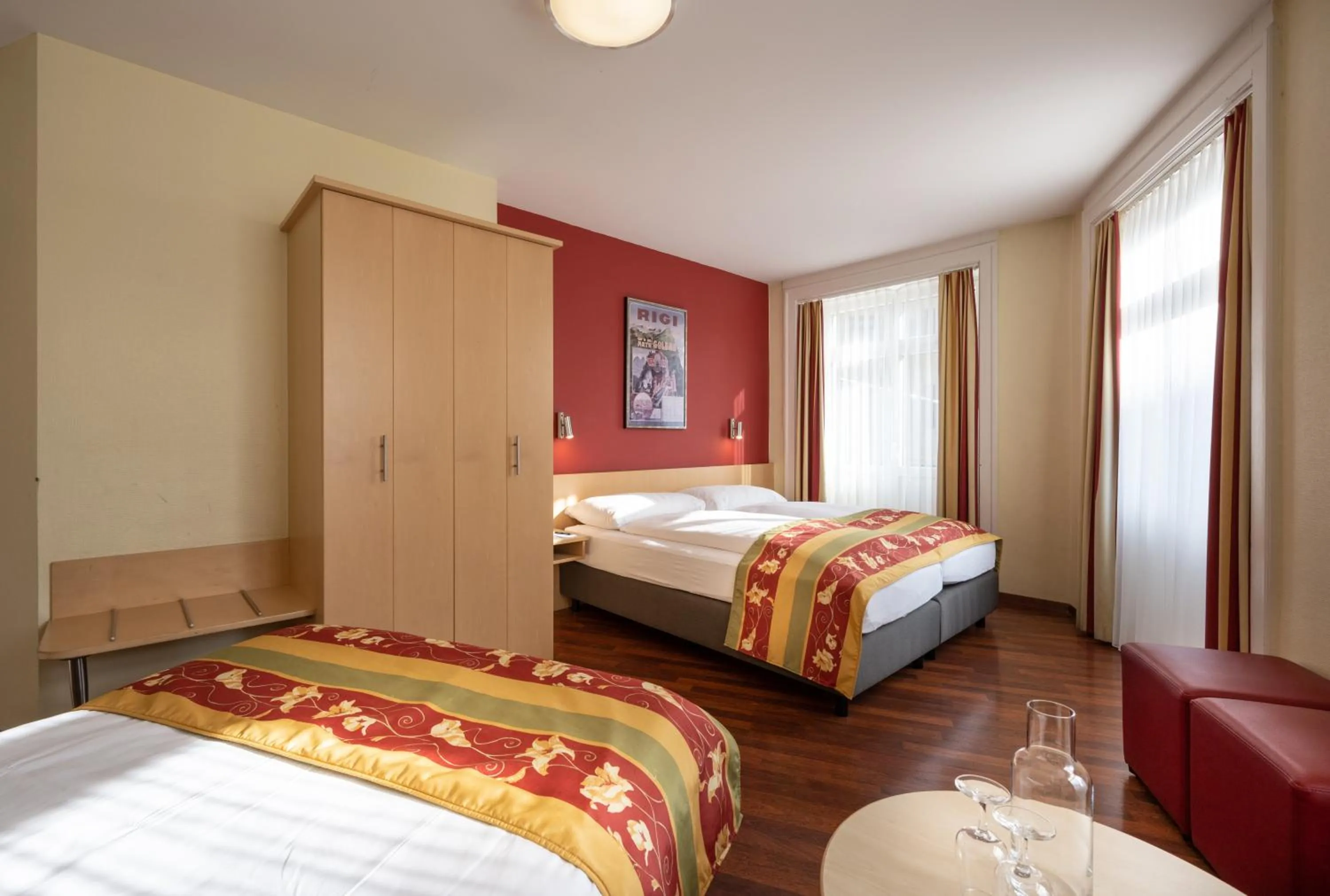 Bed in Hotel De la Paix