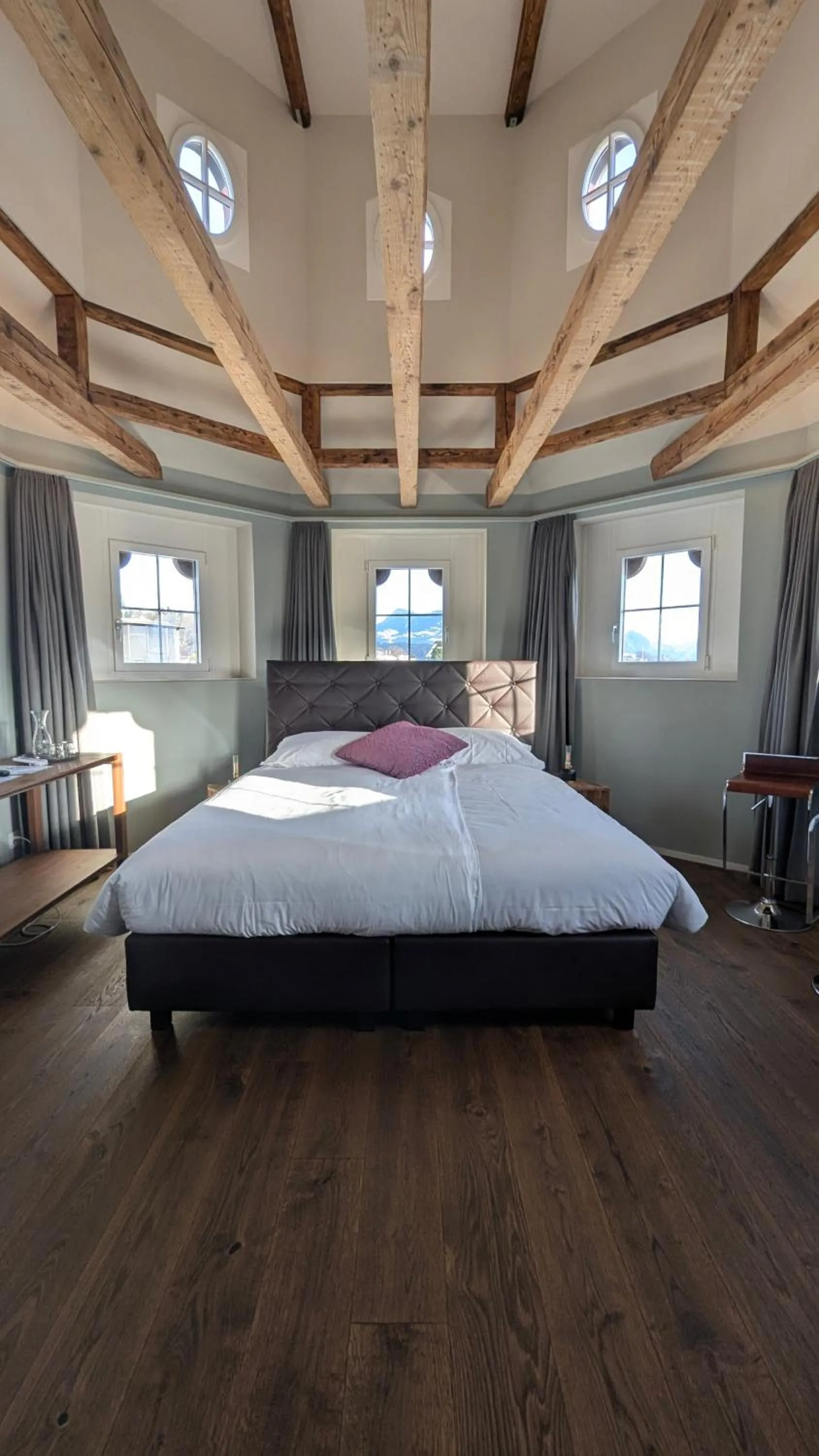 Bedroom, Bed in Hotel De la Paix