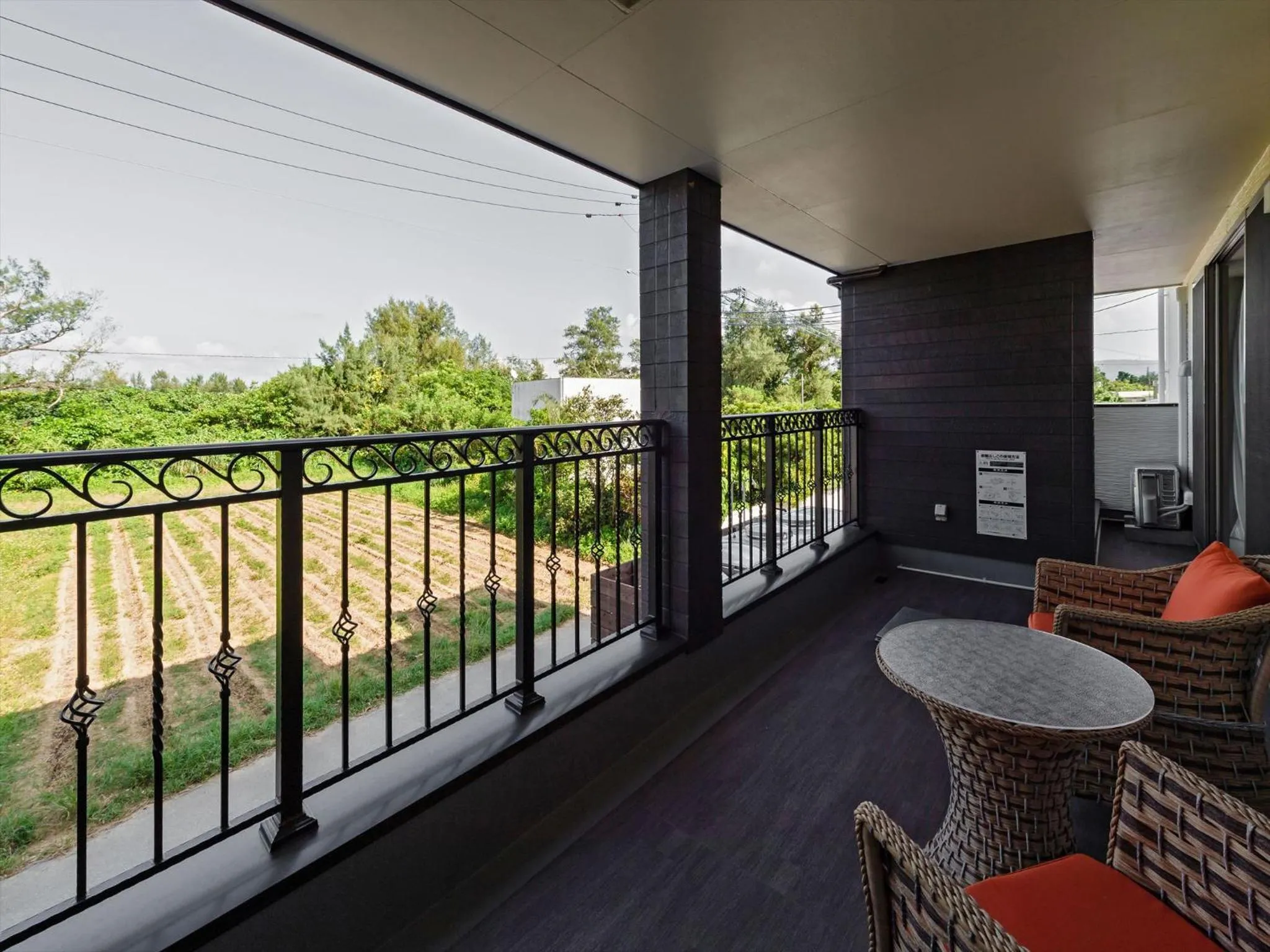 Balcony/Terrace in Ahman Inn Island Yagaji