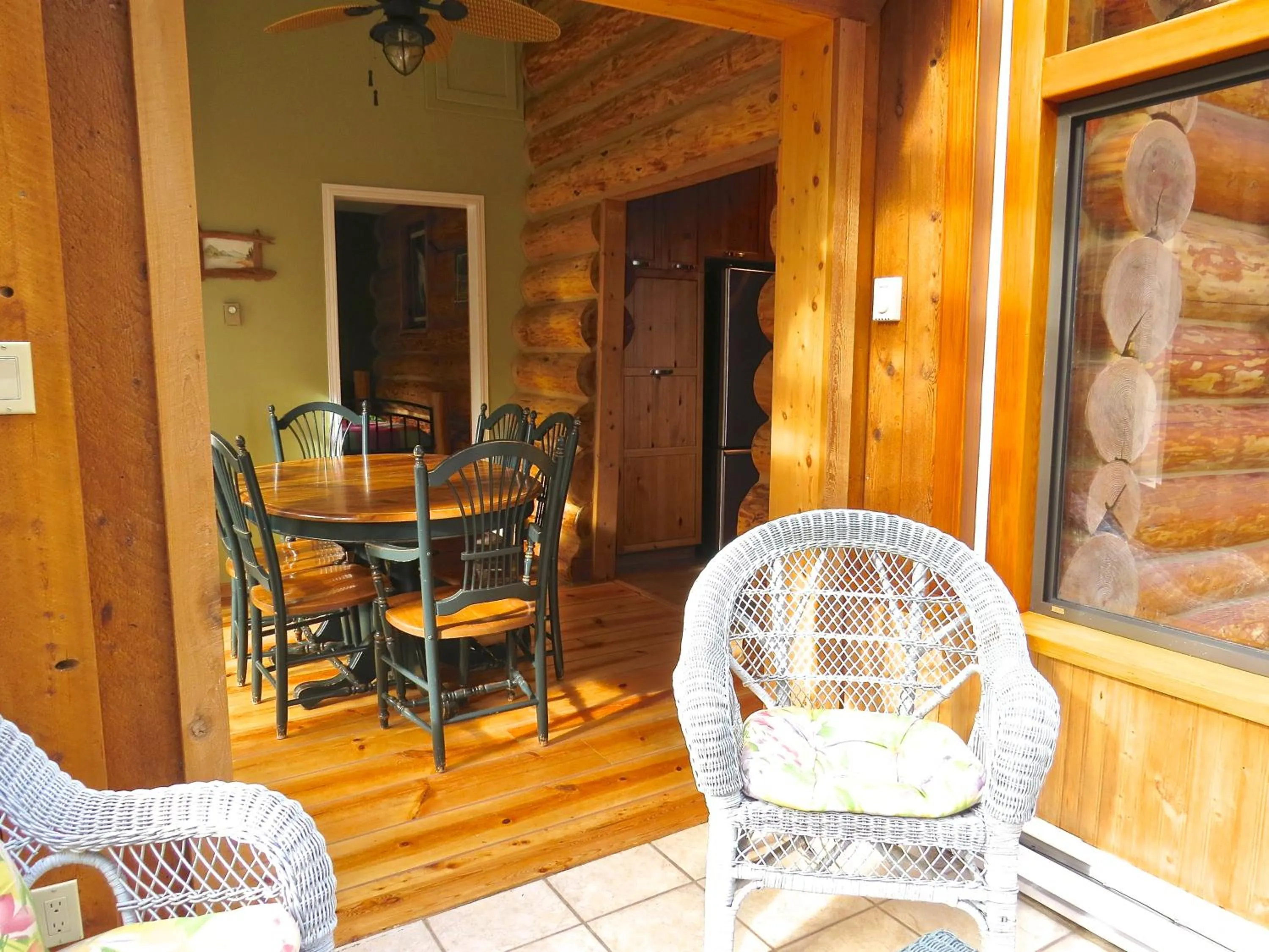 Seating area in Handsome Dan's at Otter Point