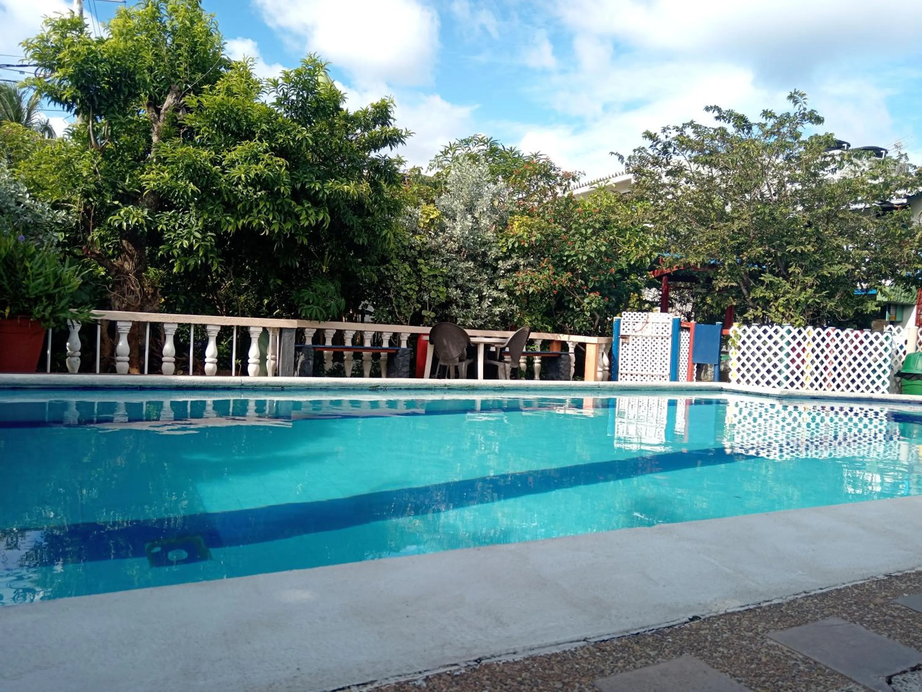 Swimming pool in Hospedaje Turistico Angula Place