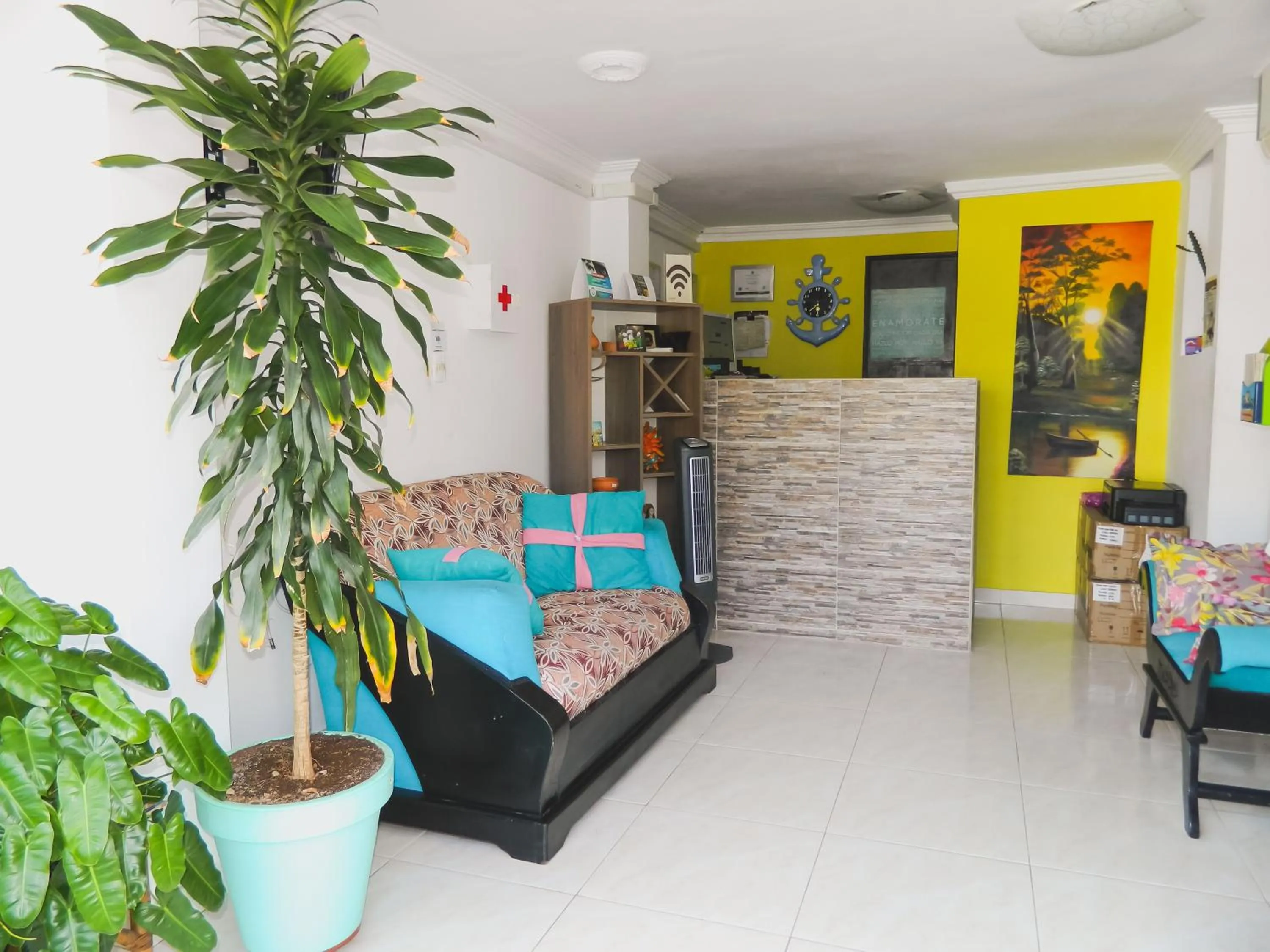 Lobby or reception in Hostel Stingray