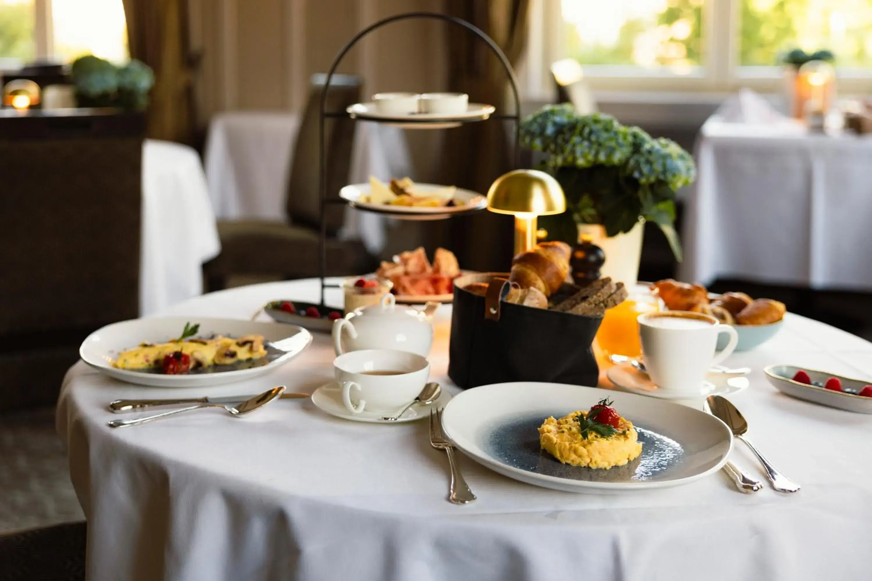 Breakfast in Cresta Palace Celerina St Moritz Ski In and Ski Out Breakfast in Cresta Palace Celerina St Moritz Ski In and Ski Out