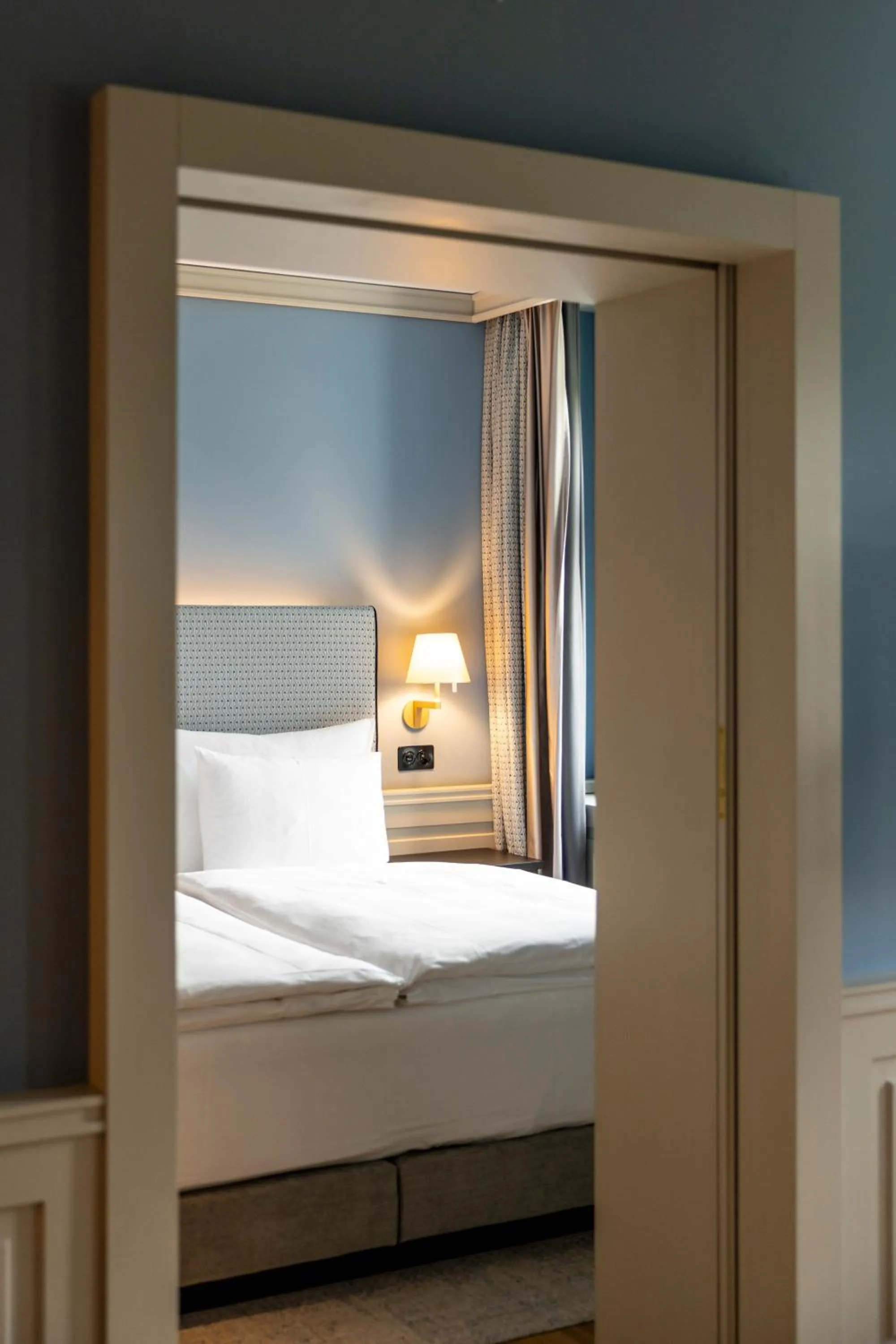 Bed in Cresta Palace Celerina St Moritz Ski In and Ski Out