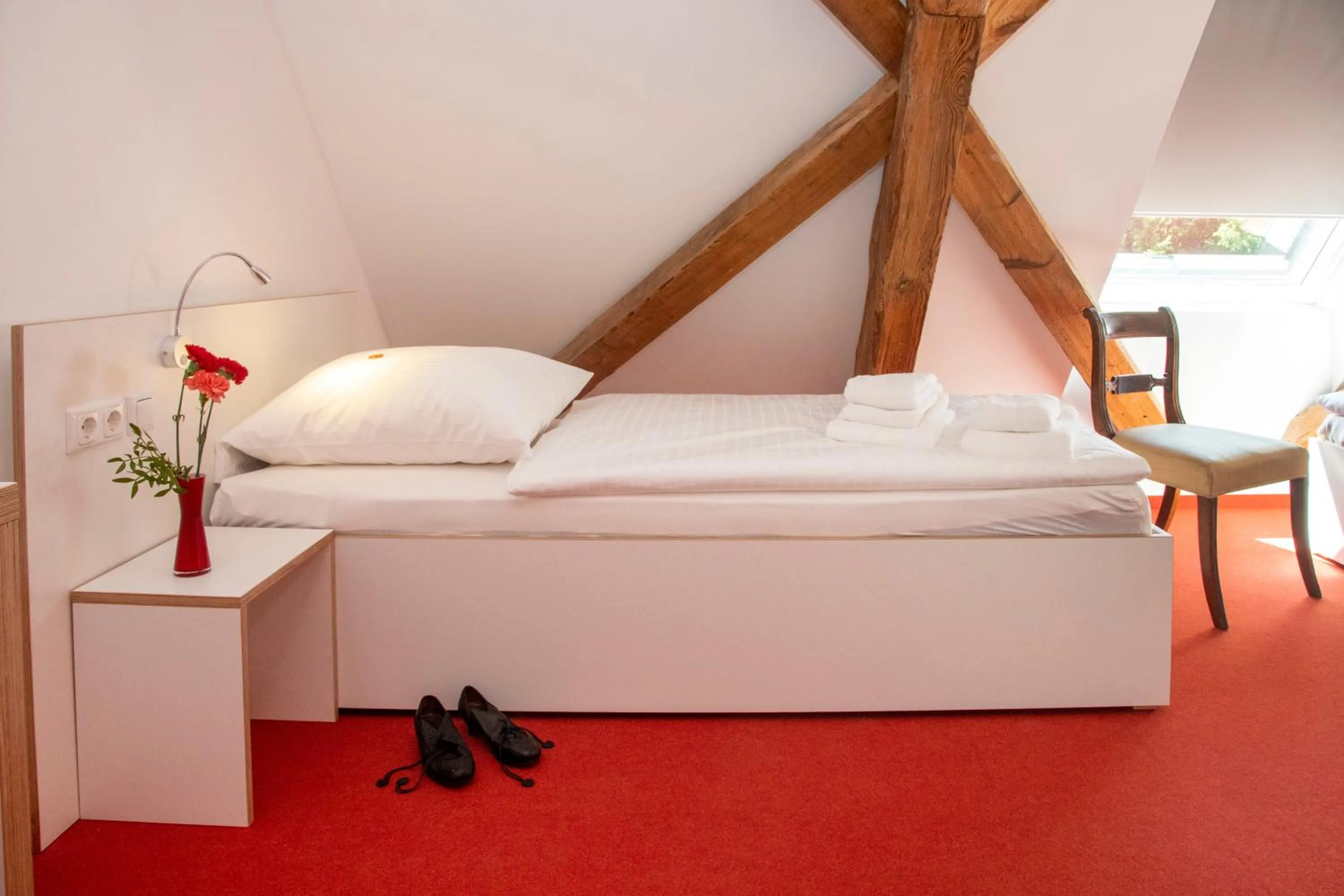 Bed in Gästehaus Reckahn der Rochow Akademie