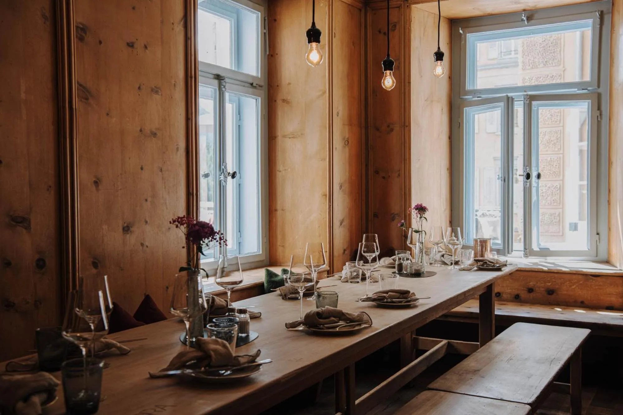 Restaurant/places to eat in Hotel Saratz Pontresina Mountain Resort & Spa