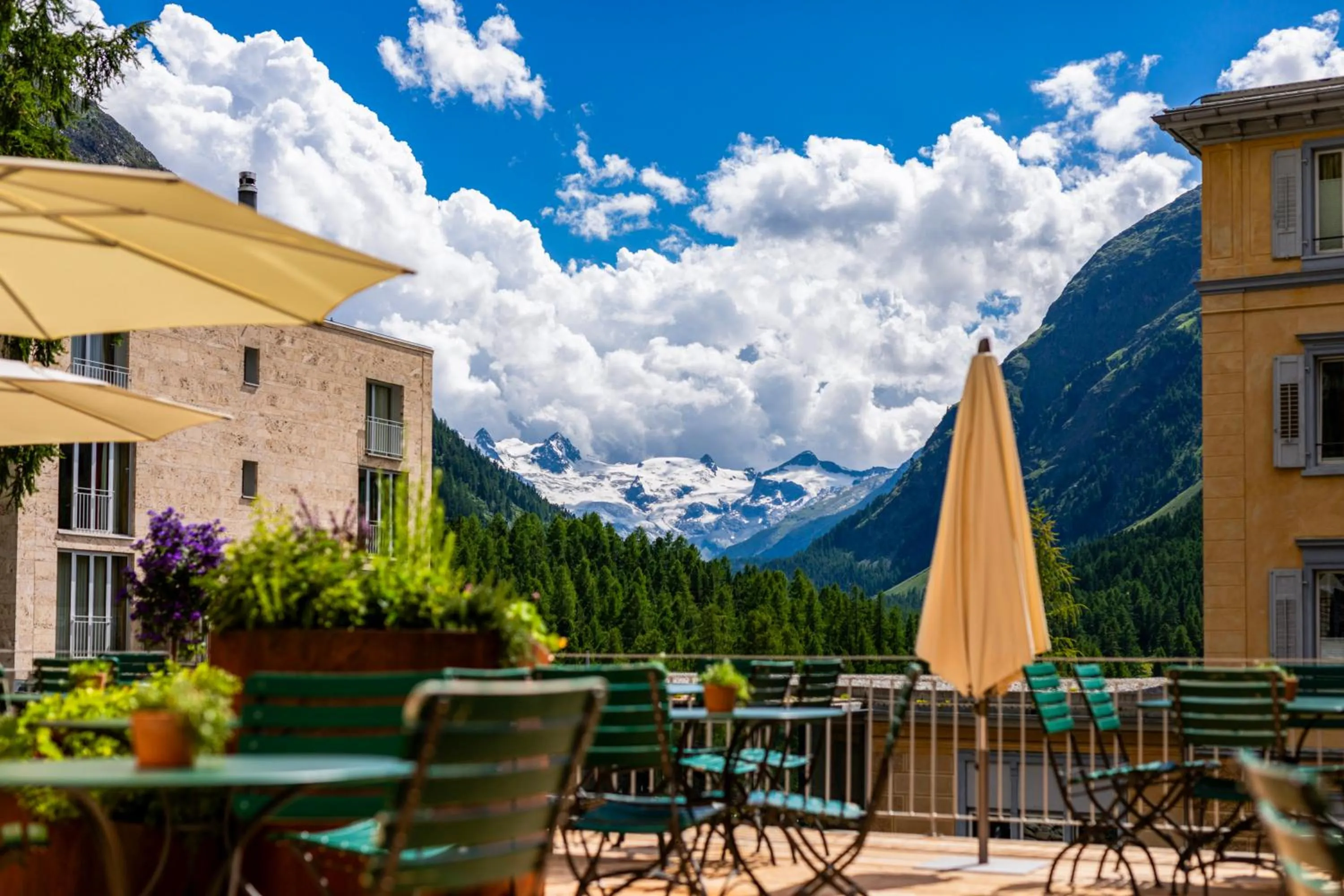 Spring in Hotel Saratz Pontresina Mountain Resort & Spa