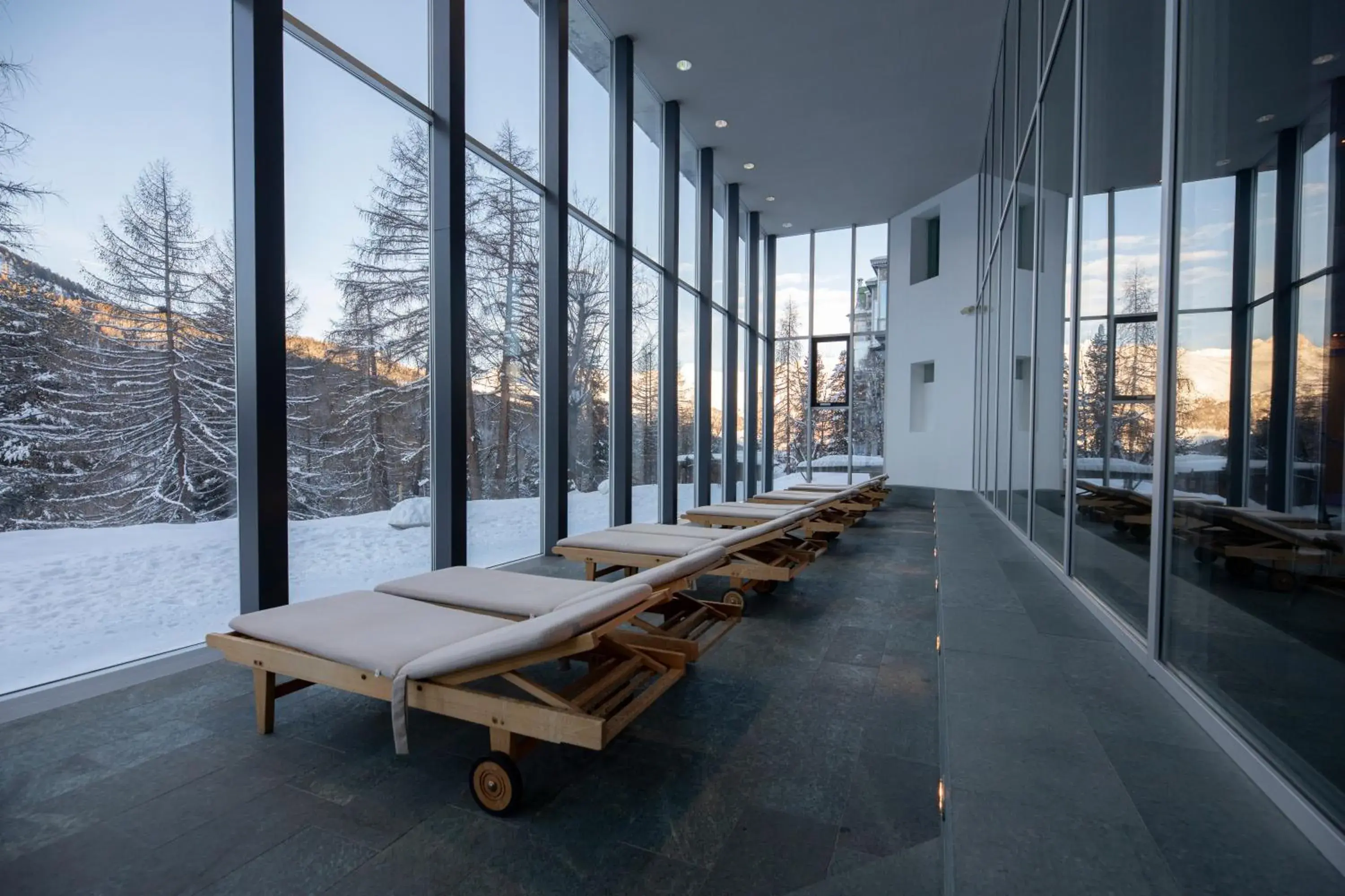 Spa and wellness centre/facilities in Hotel Saratz Pontresina Mountain Resort & Spa Spa and wellness centre/facilities in Hotel Saratz Pontresina Mountain Resort & Spa