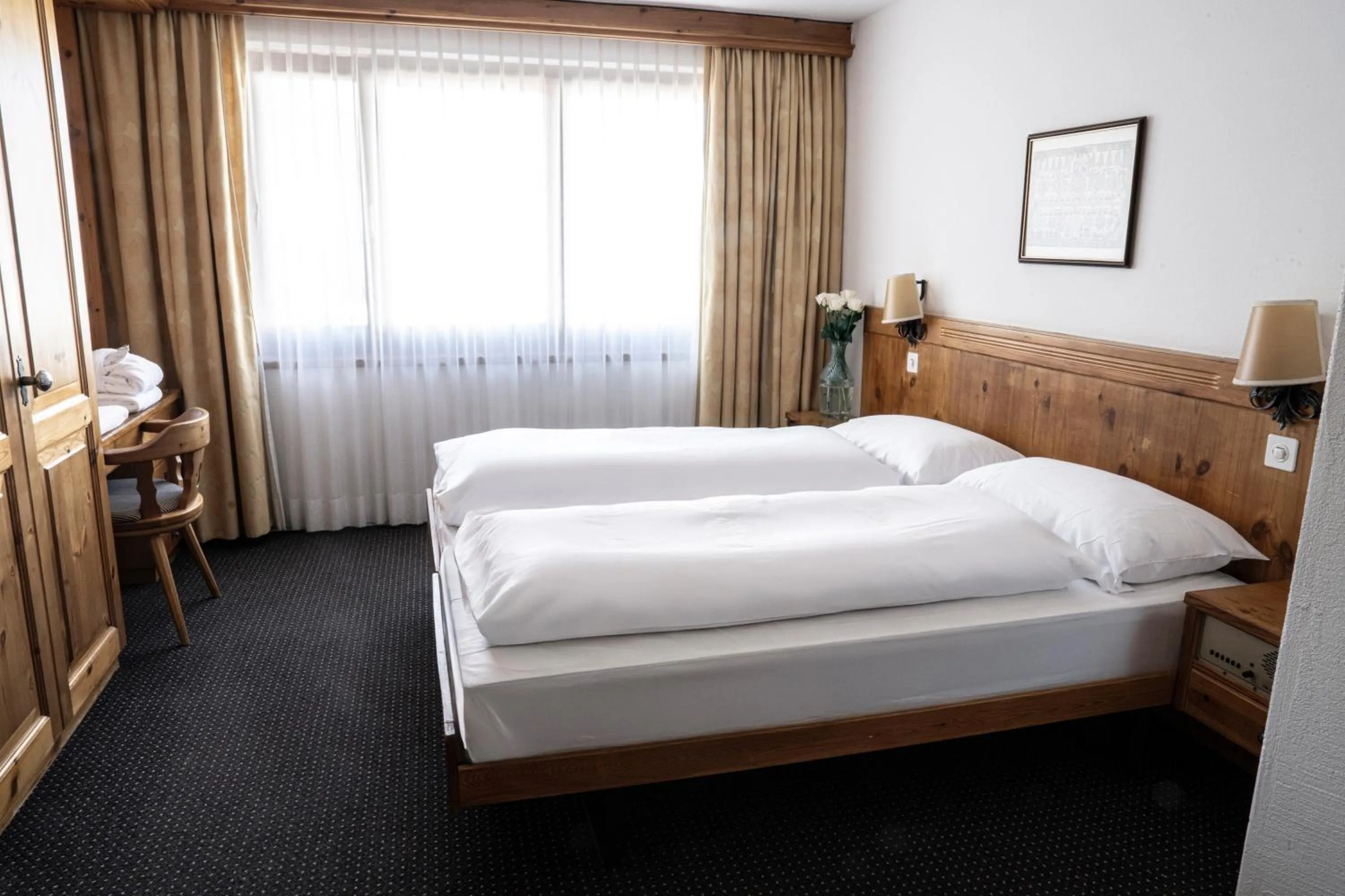 Bedroom, Bed in Hotel Meierhof