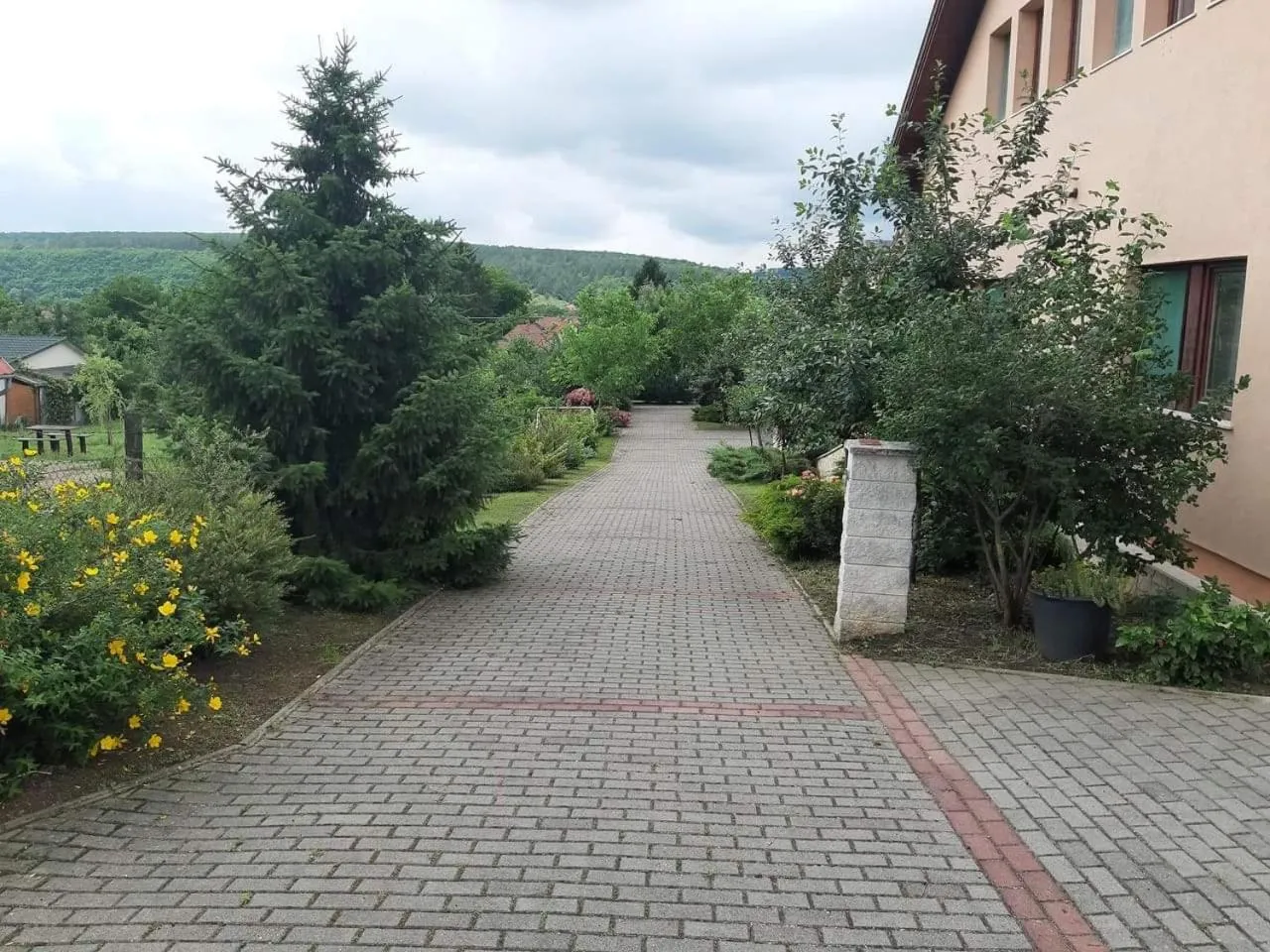 Garden in Bianka Apartmanház