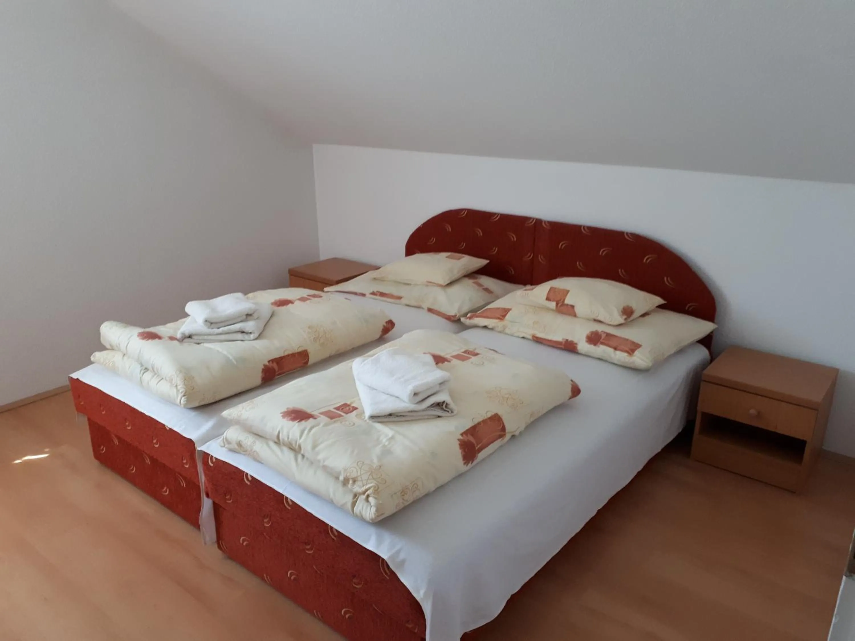 Bed in Bianka Apartmanház