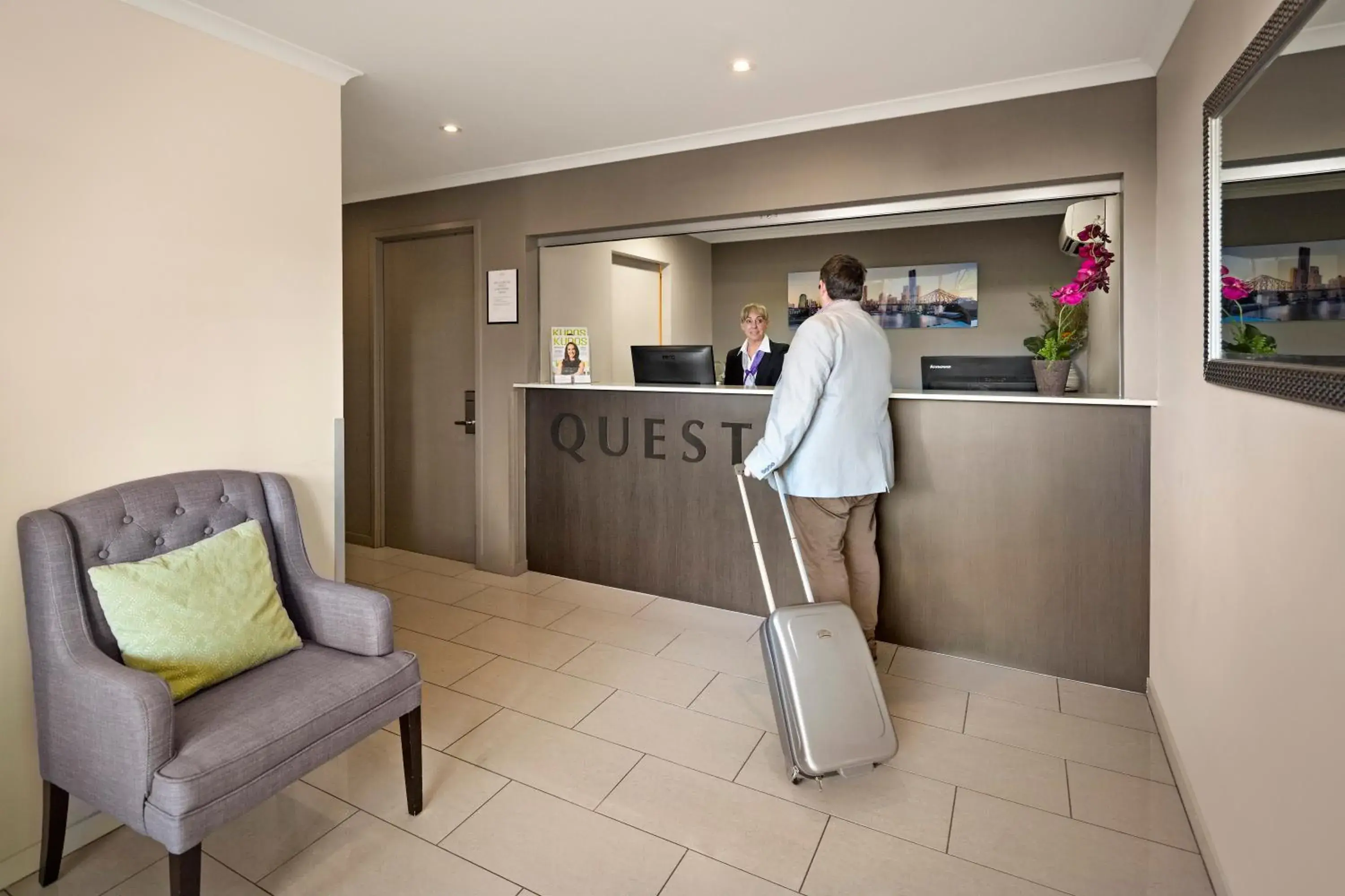 Lobby or reception in Quest Chermside Lobby or reception in Quest Chermside