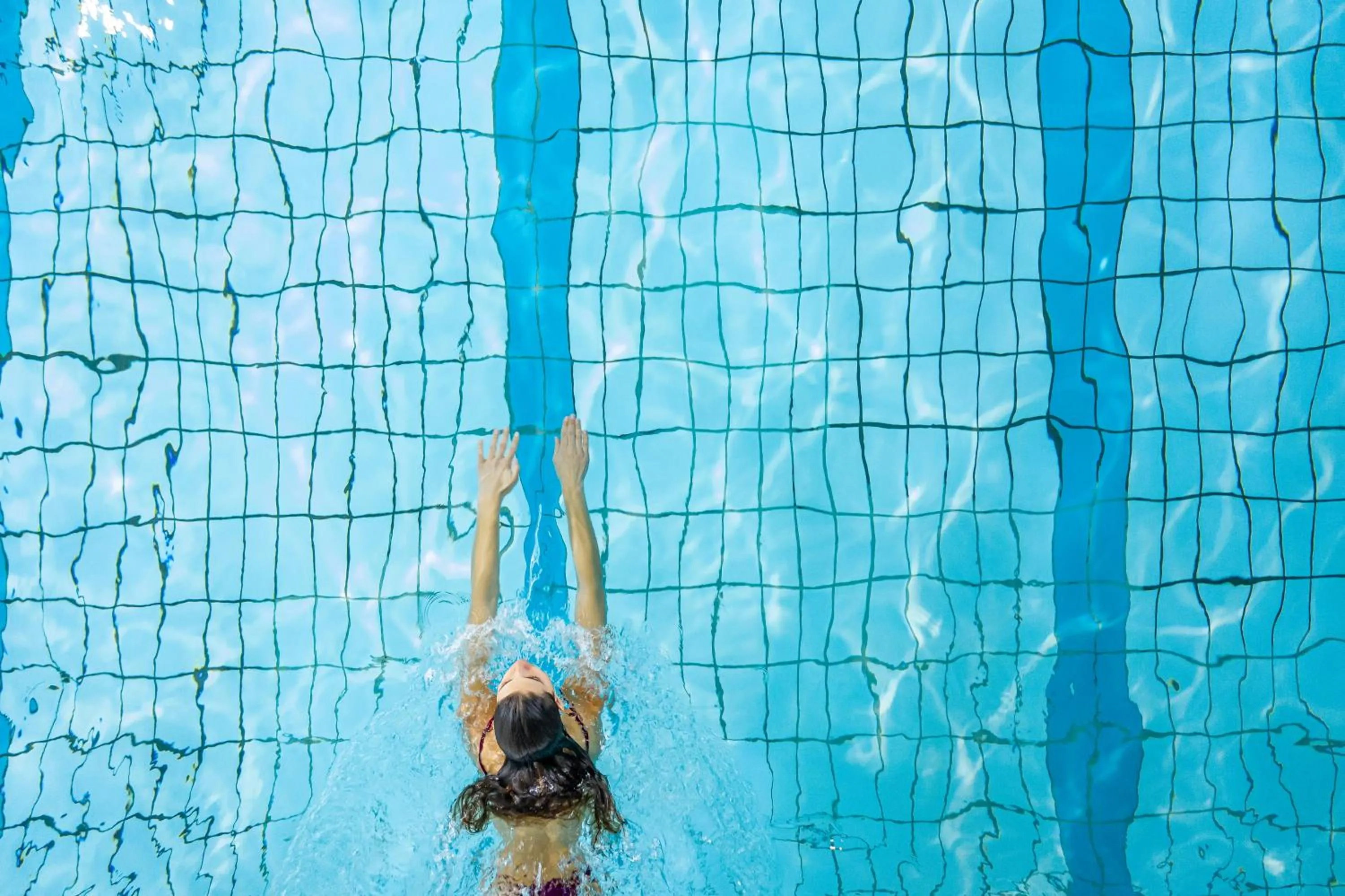 Swimming pool in Hotel Adula