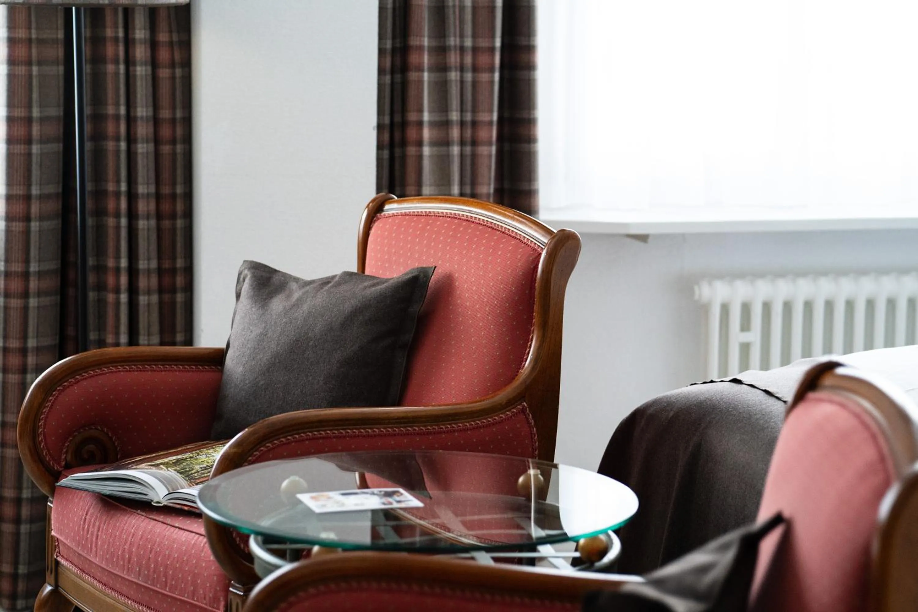 Seating area in Hotel Adula