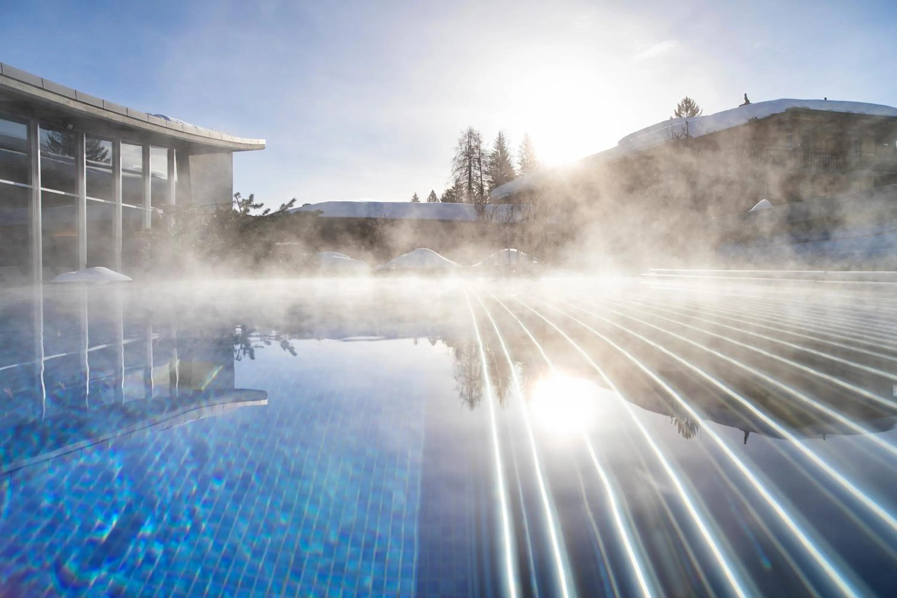 Pool view in Hotel Adula