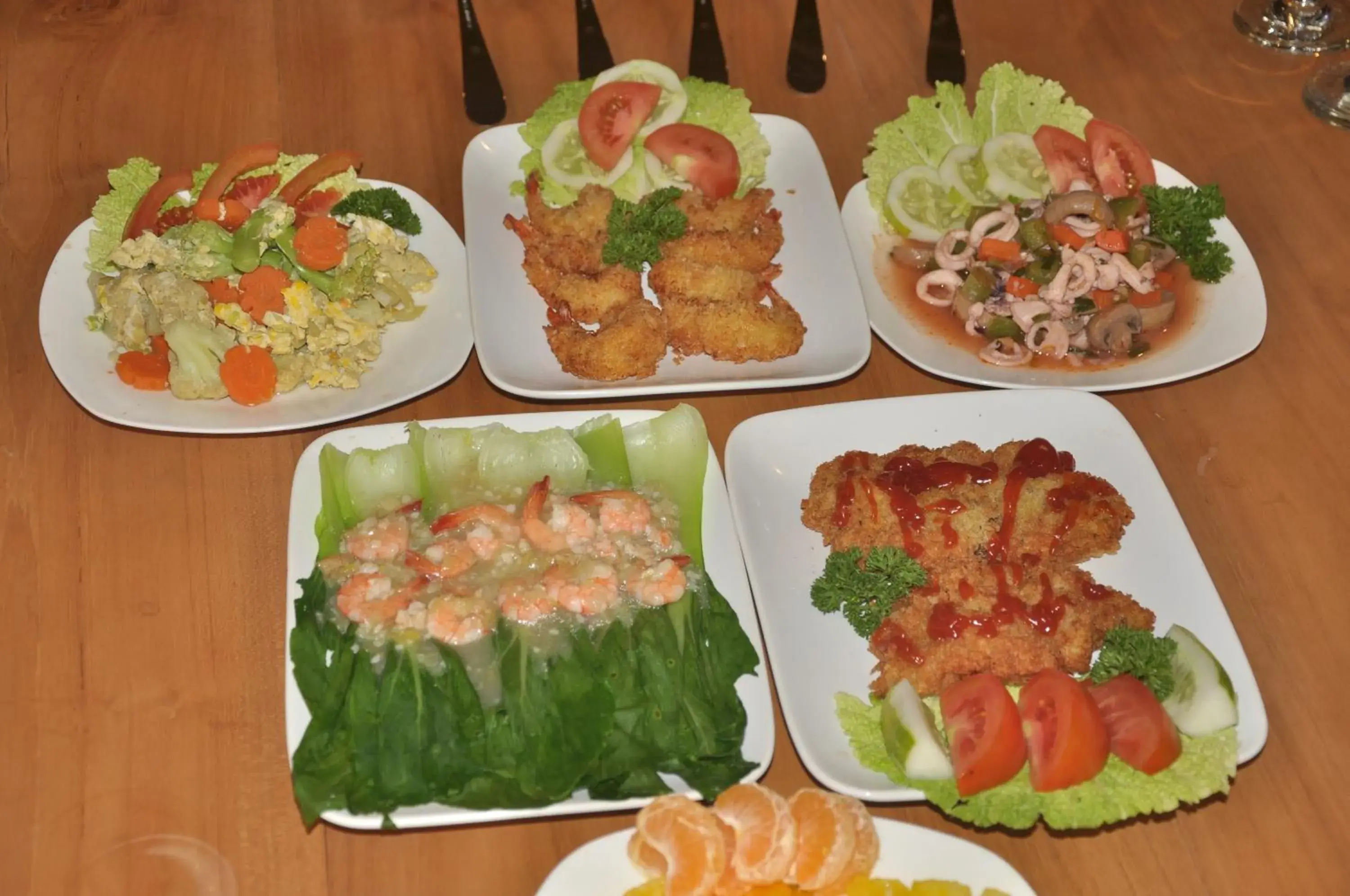 Food in Crystal Beach Bali Food in Crystal Beach Bali