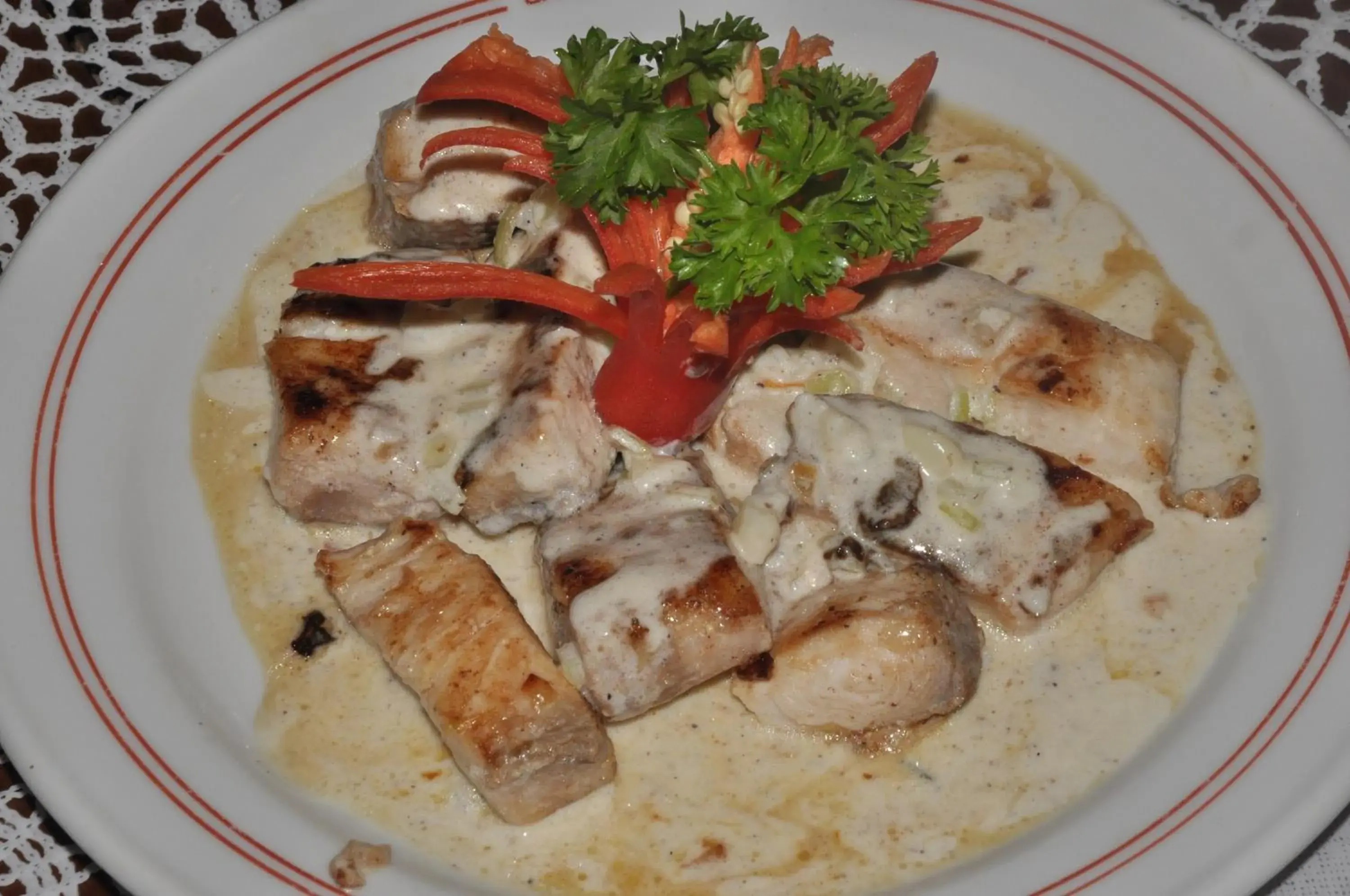 Food in Crystal Beach Bali Food in Crystal Beach Bali