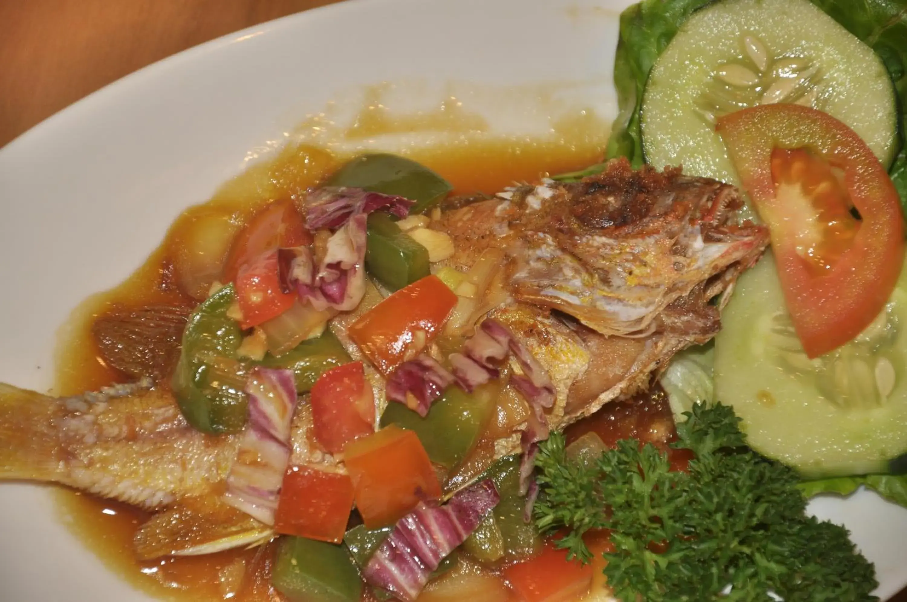 Food in Crystal Beach Bali Food in Crystal Beach Bali