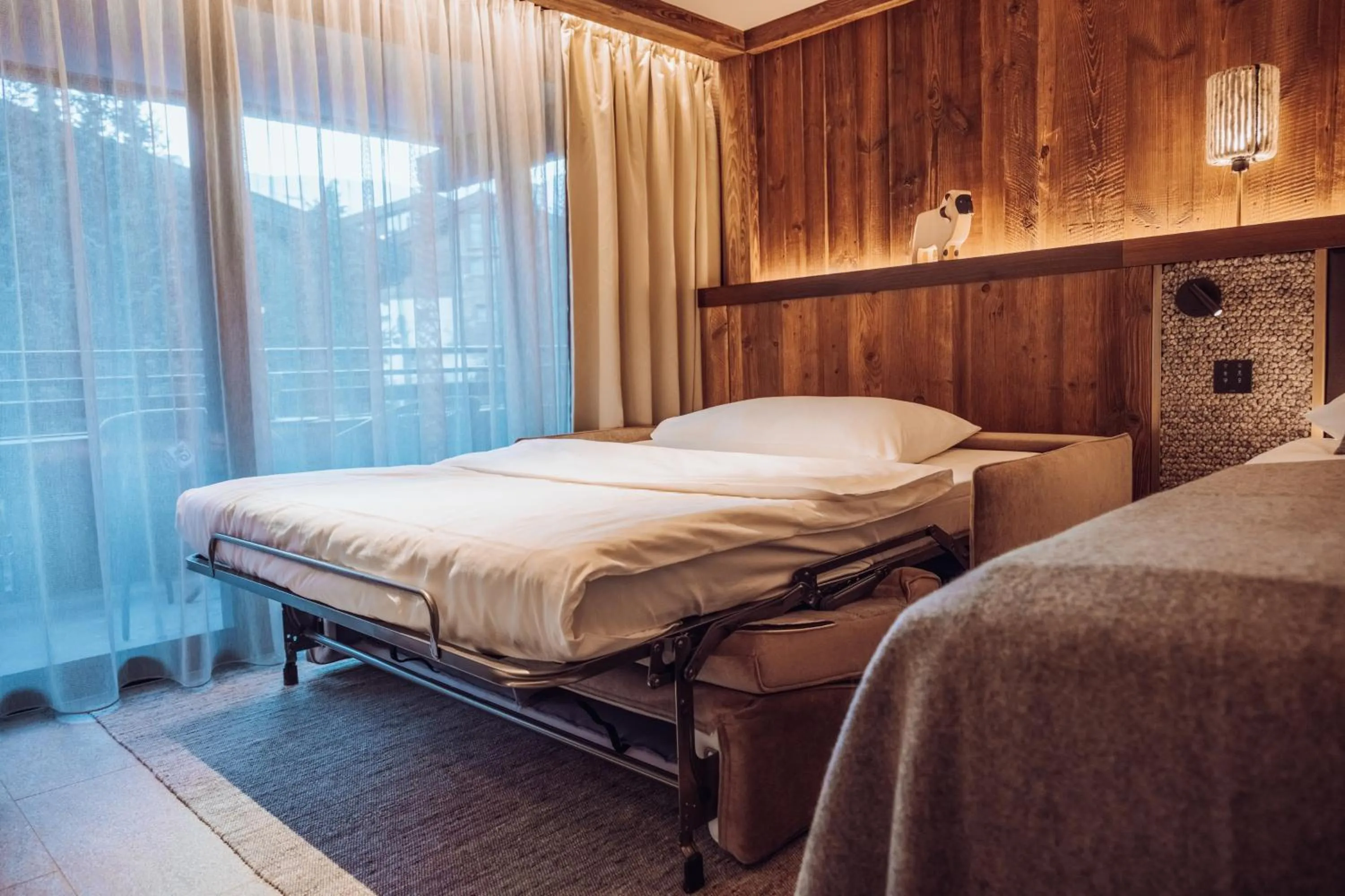 Bed in Wellness Hotel Alpenhof