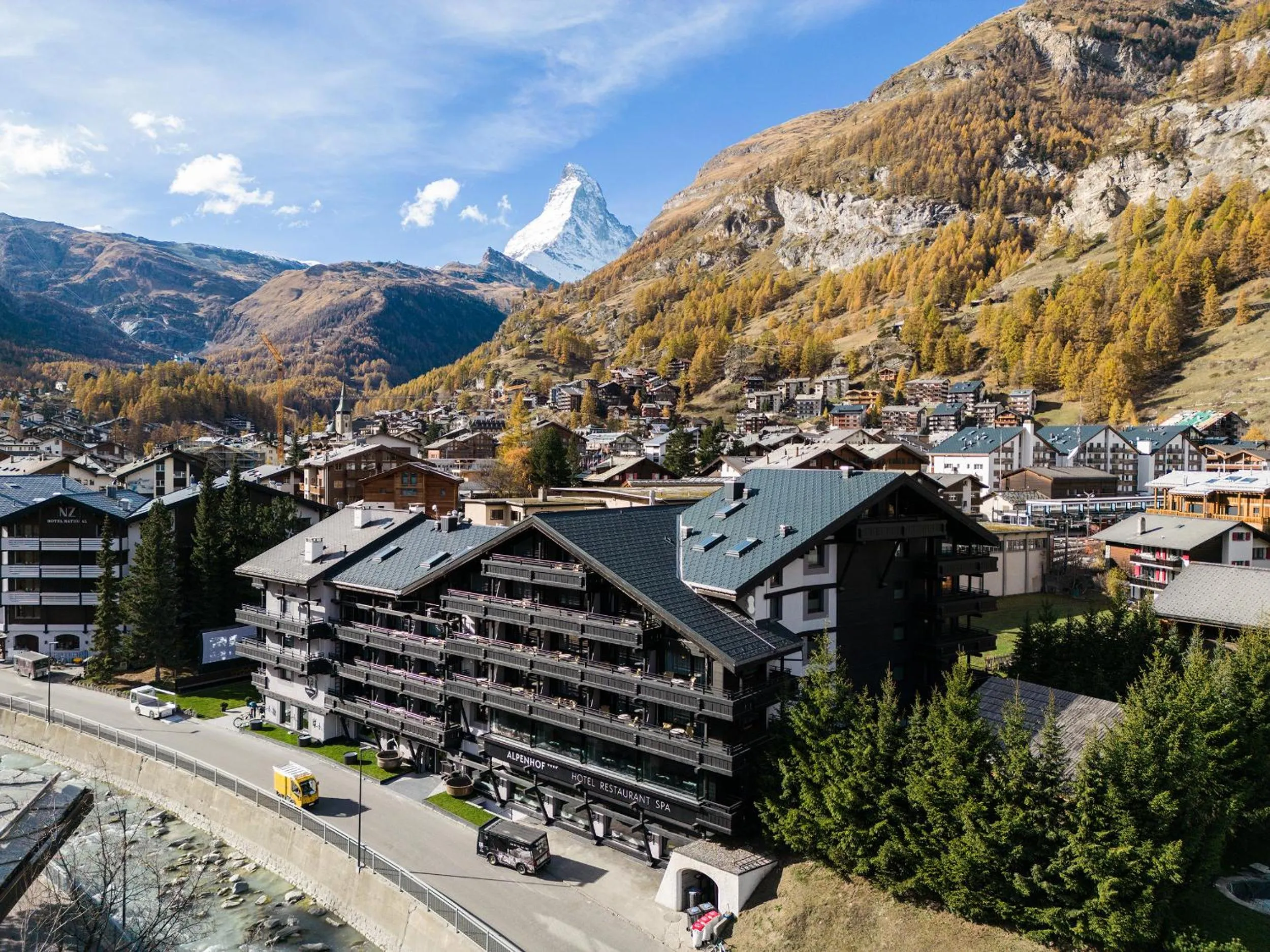 Bird's eye view in Wellness Hotel Alpenhof