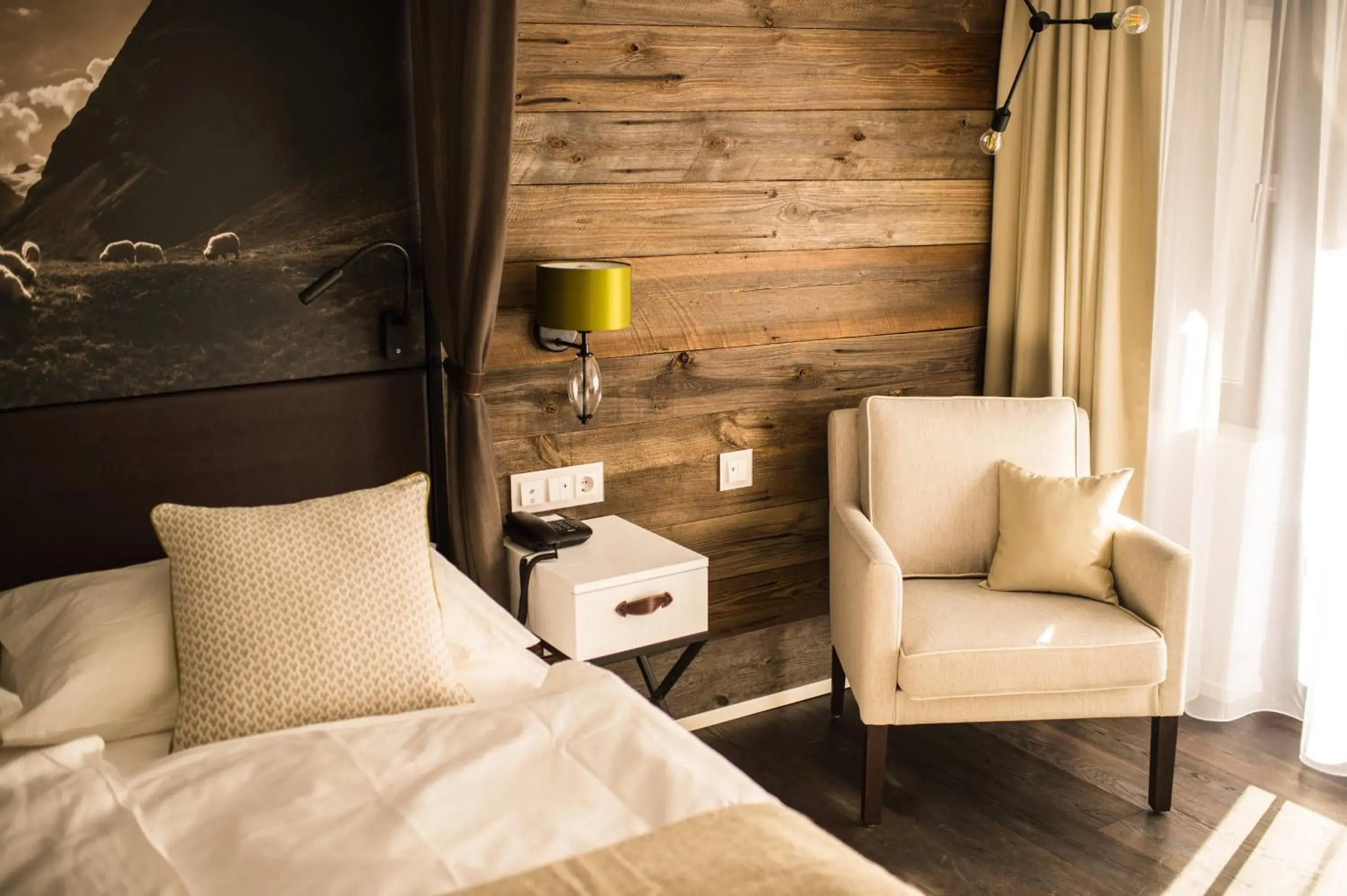 Bed in Wellness Hotel Alpenhof Bed in Wellness Hotel Alpenhof