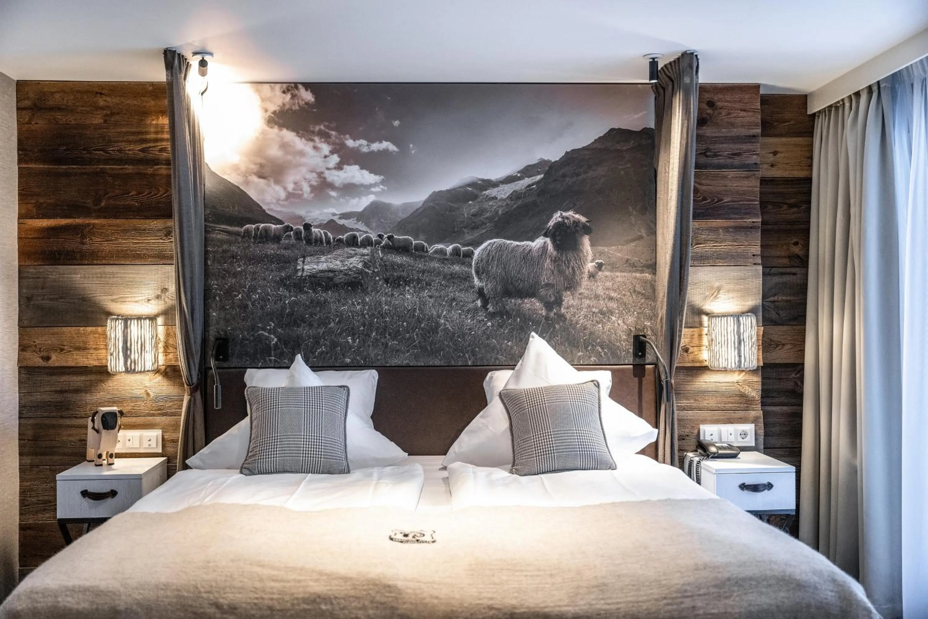 Bed in Wellness Hotel Alpenhof