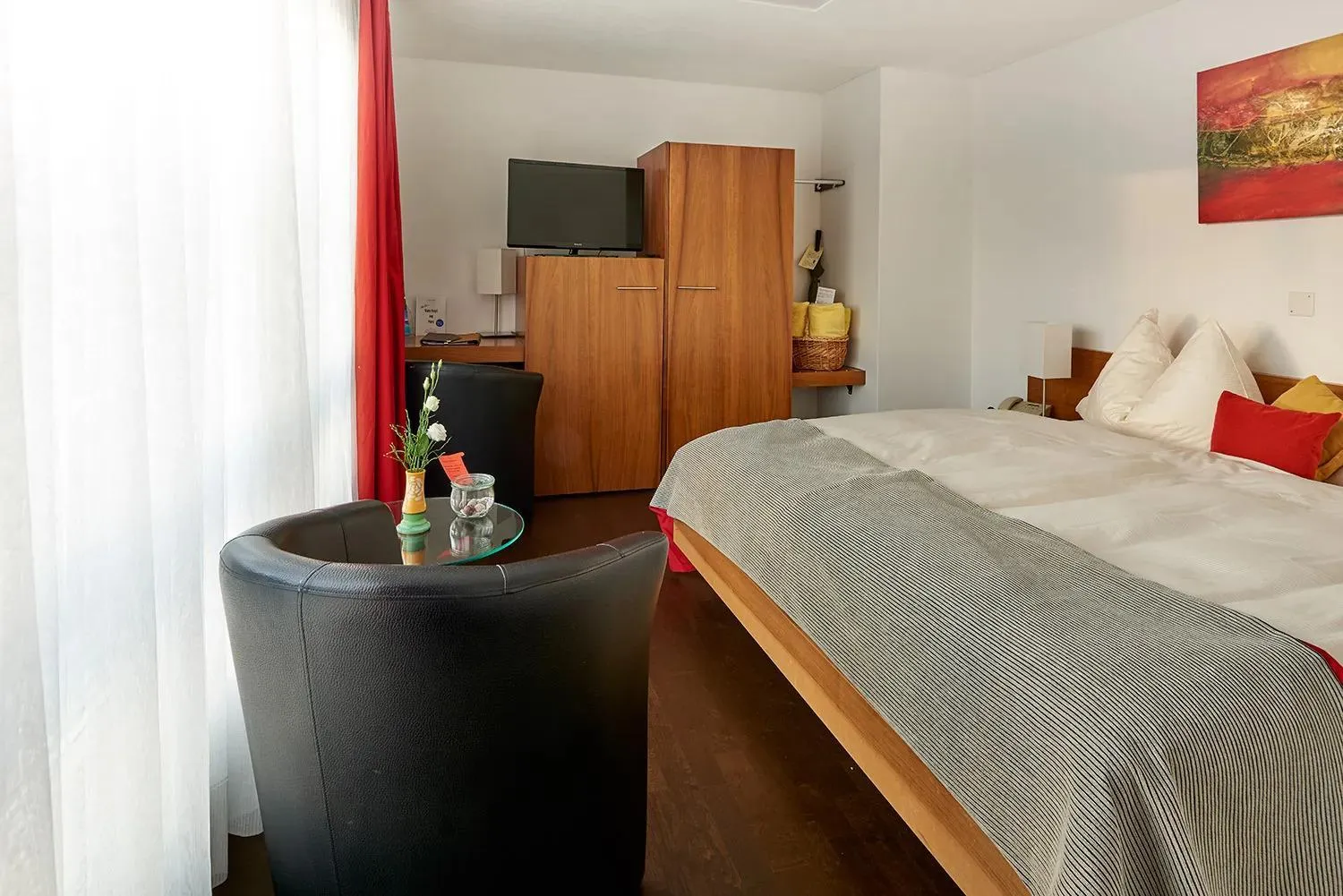 Bed in Hotel Alexander