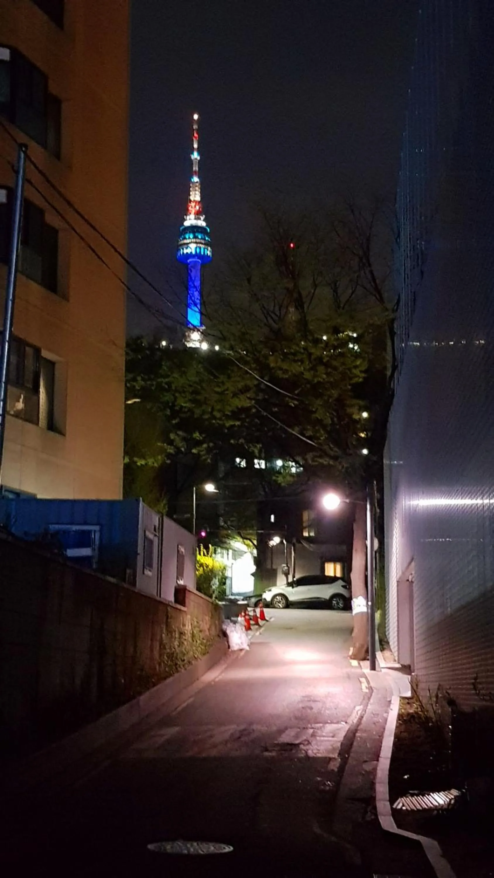 Mountain view in Mama Guesthouse Myeongdong