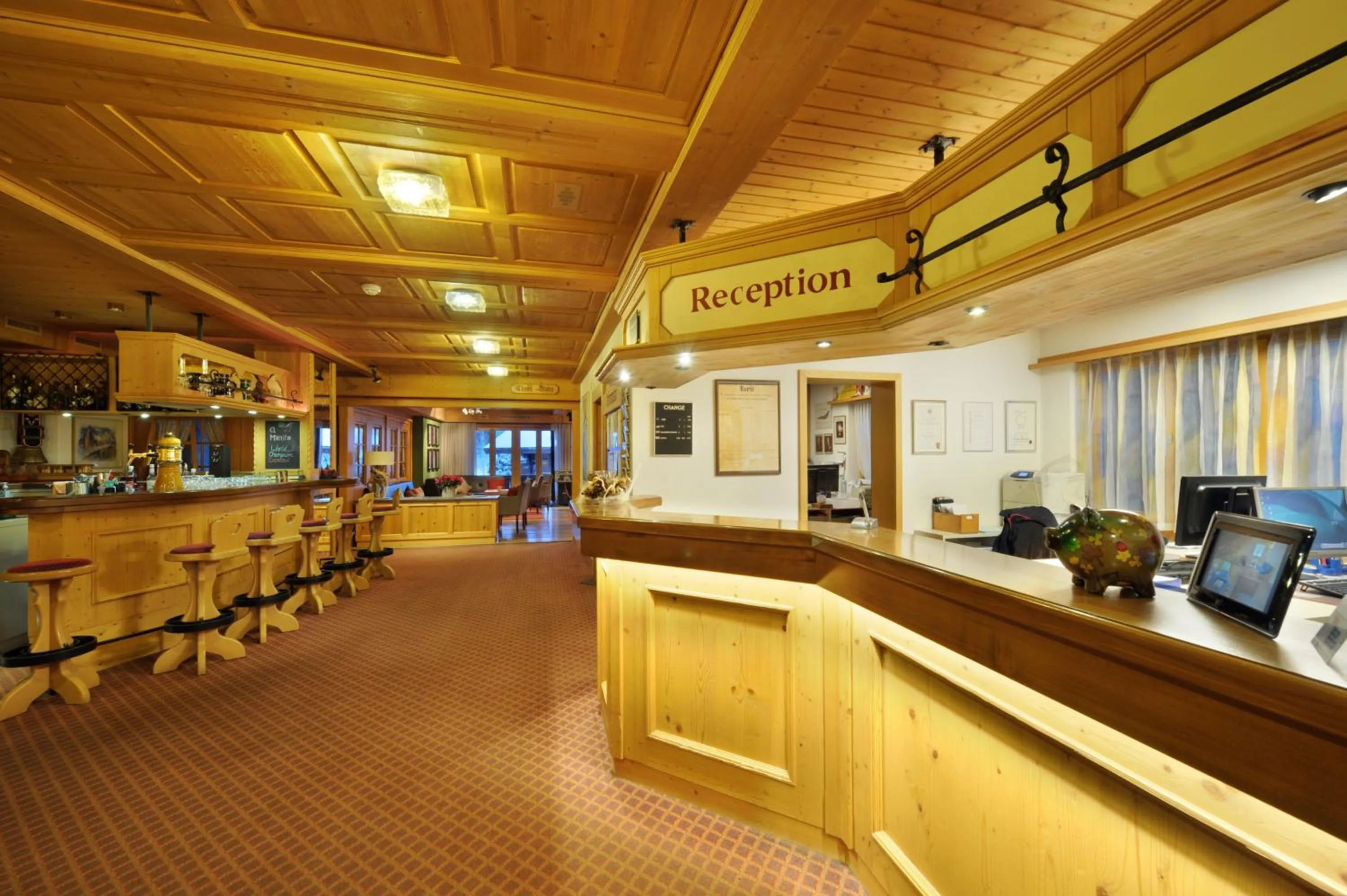 Lobby or reception in Hotel Kirchbühl Superior