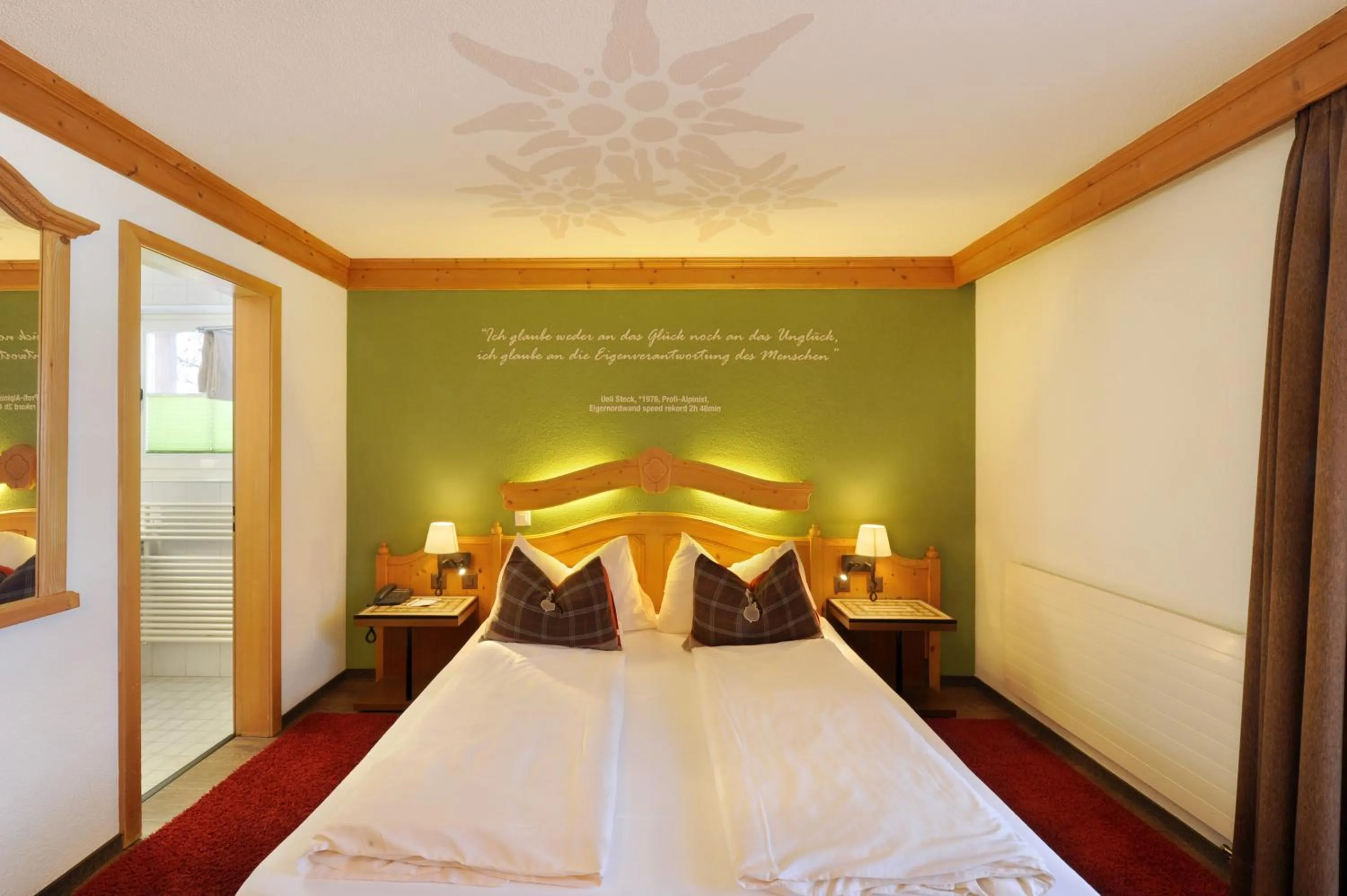 Bed in Hotel Kirchbühl Superior