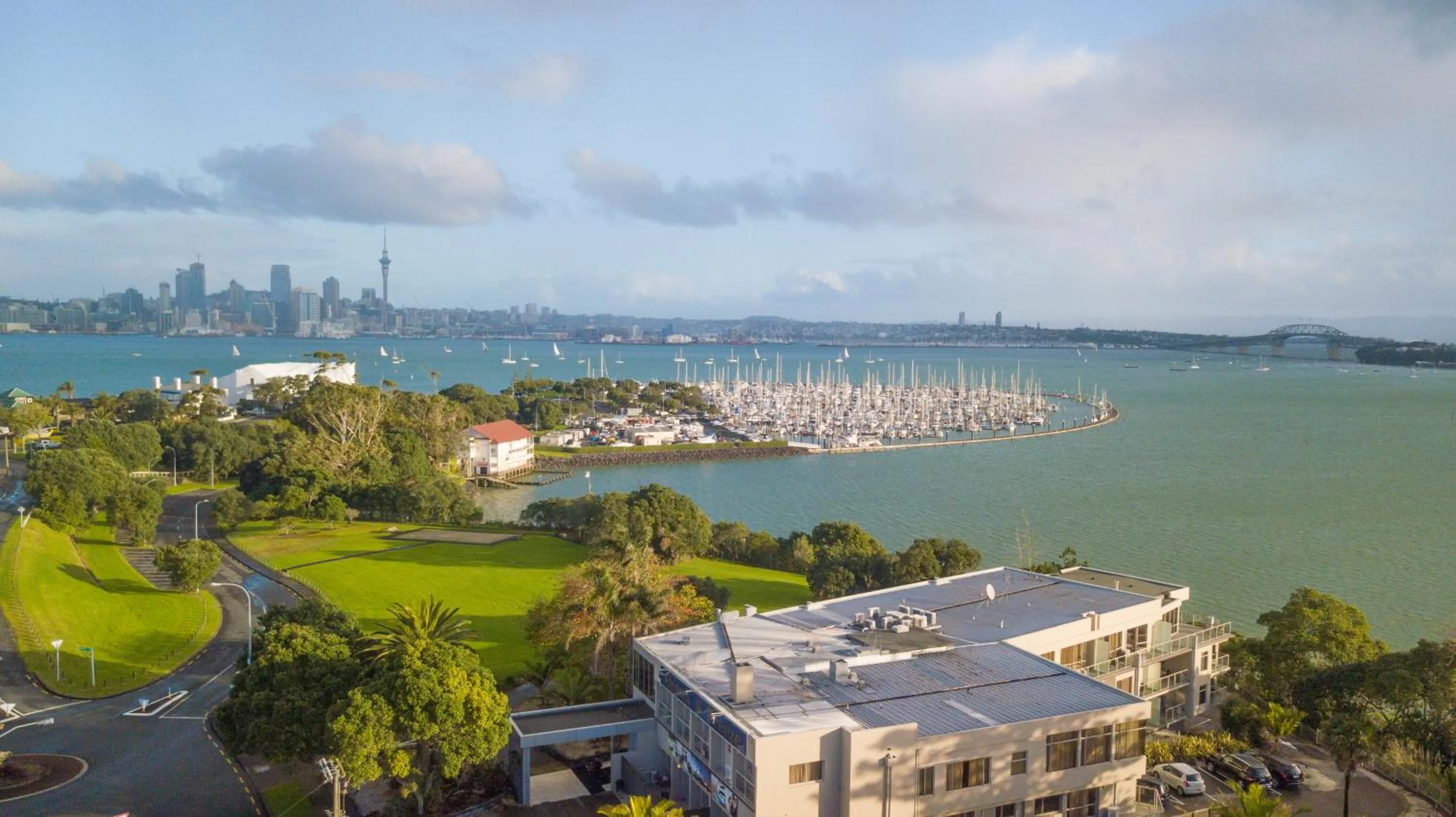 Bird's eye view in Ocean Breeze Hotel