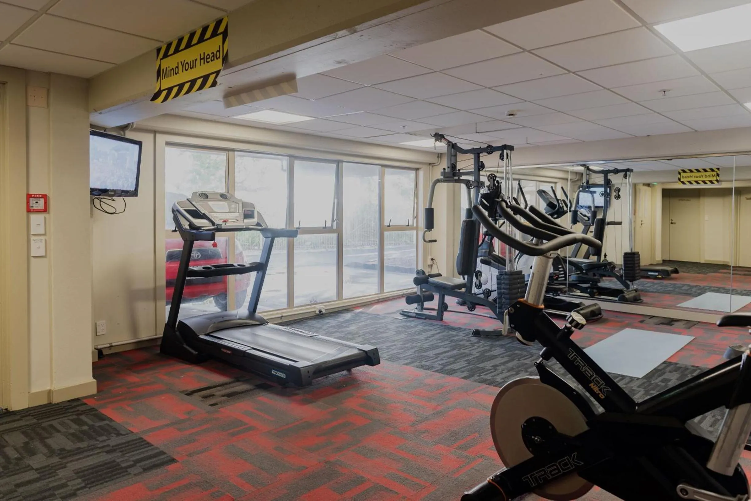 Fitness centre/facilities in Ocean Breeze Hotel