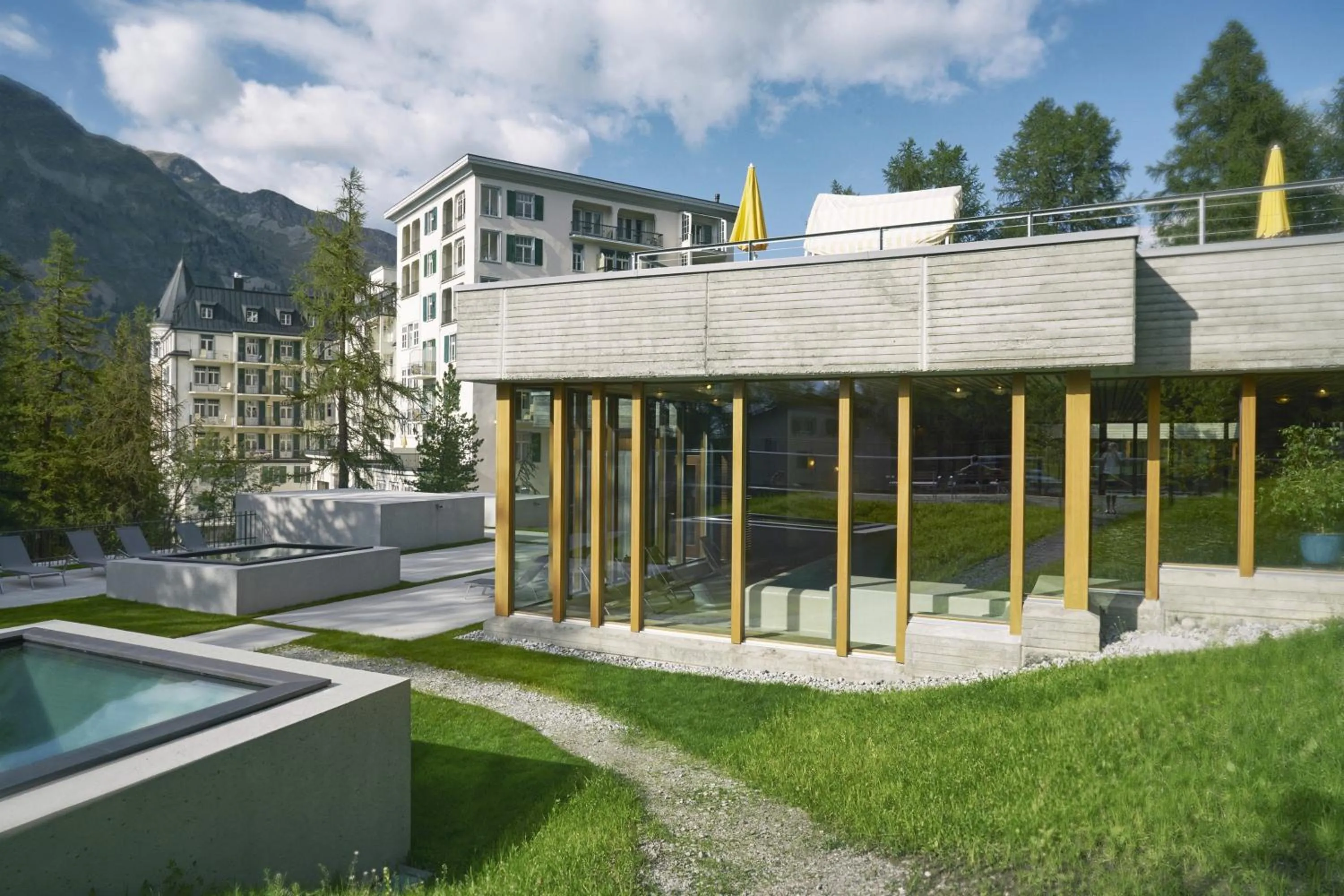 Property building in Hotel Waldhaus Sils